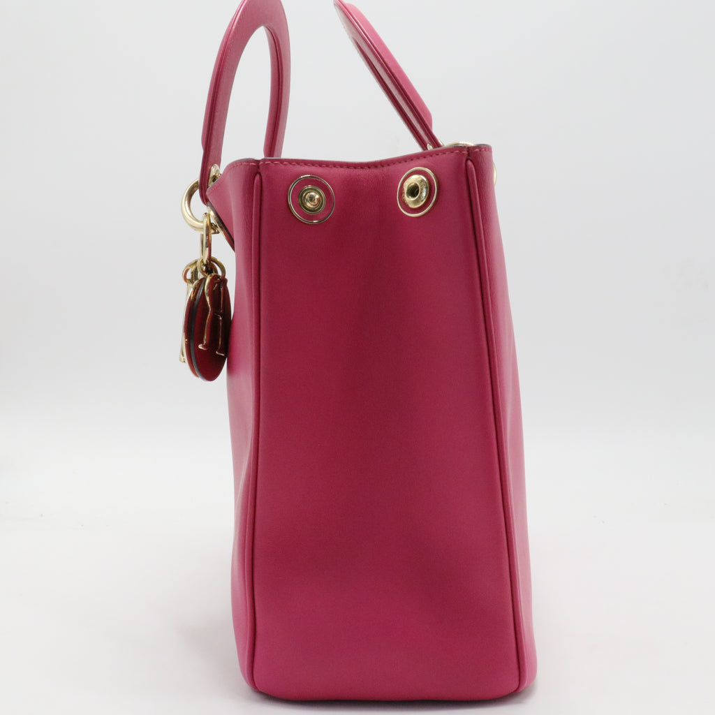 Diorissimo Leather Handbag Pink