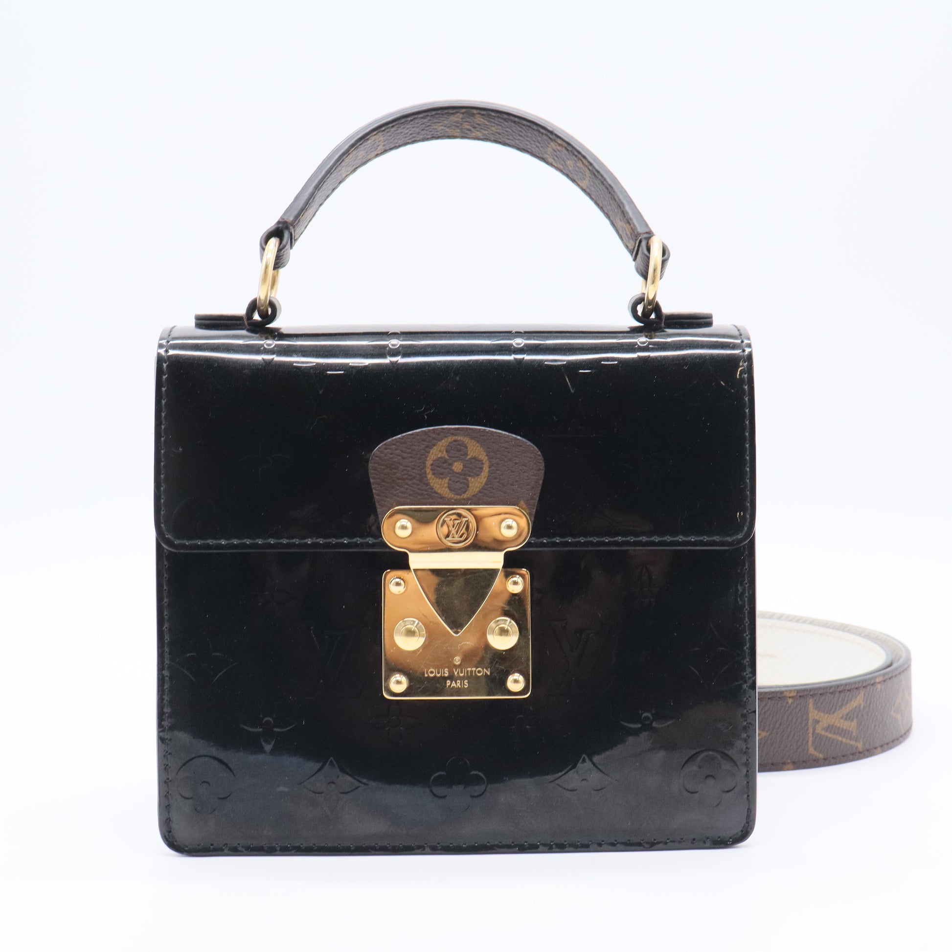 Monogram Vernis Spring Street Handle Bag
