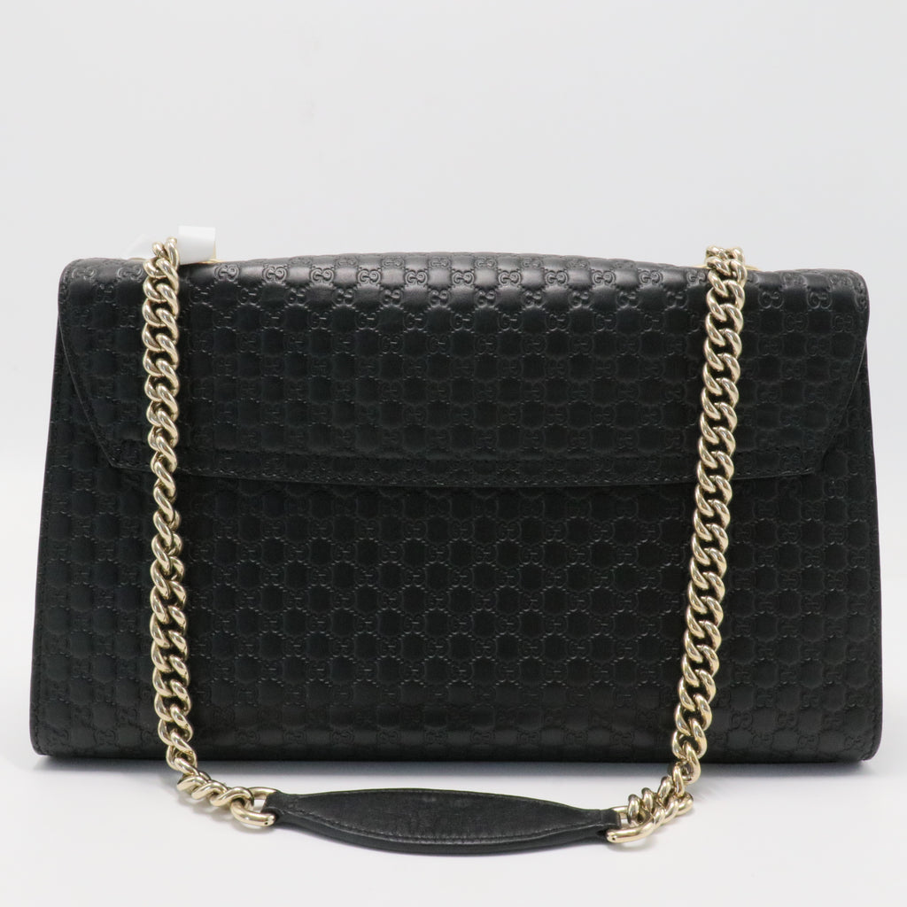 Emily Chain Flap Bag Microguccissima Leather Medium