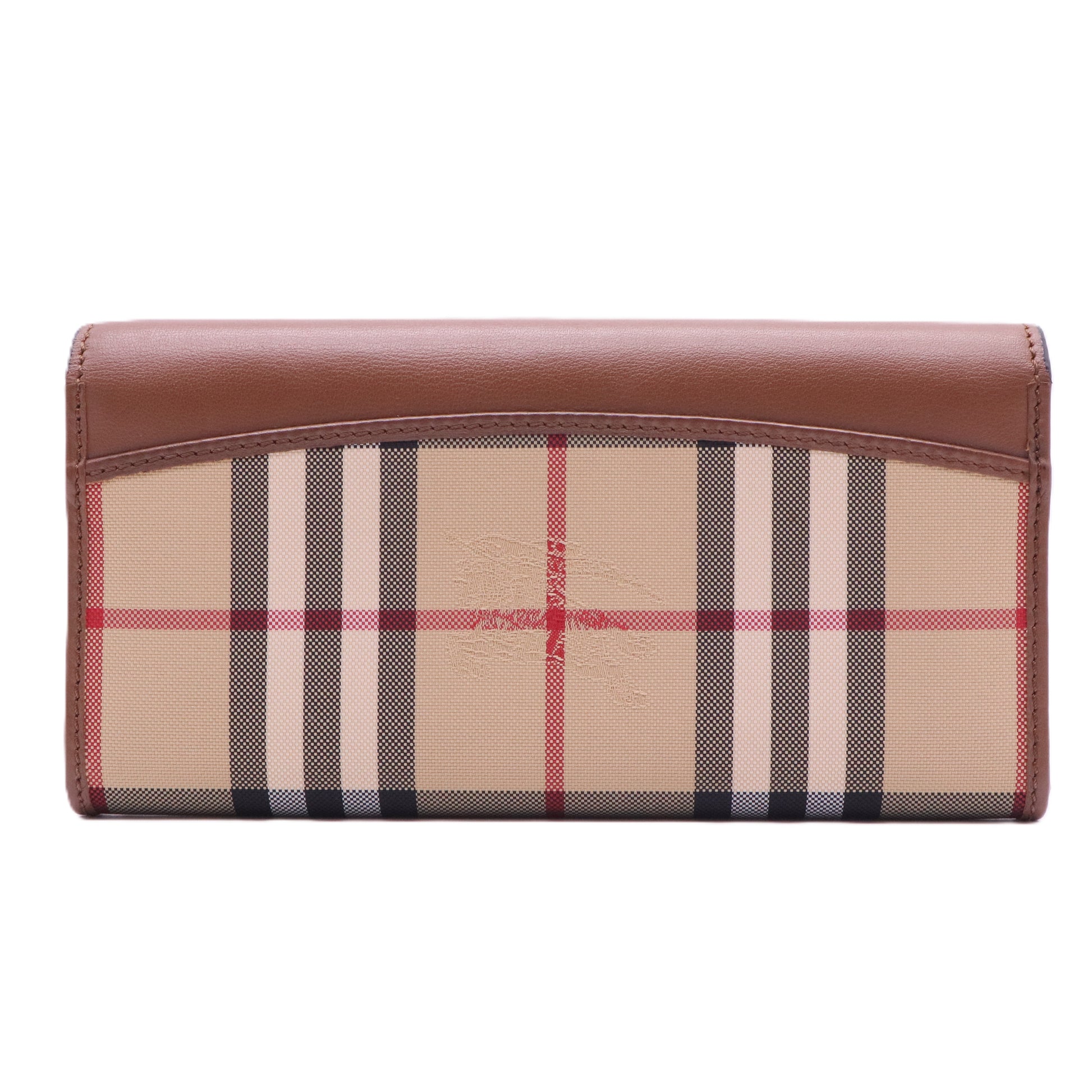 Calfskin Horseferry Check Porter Continental Wallet