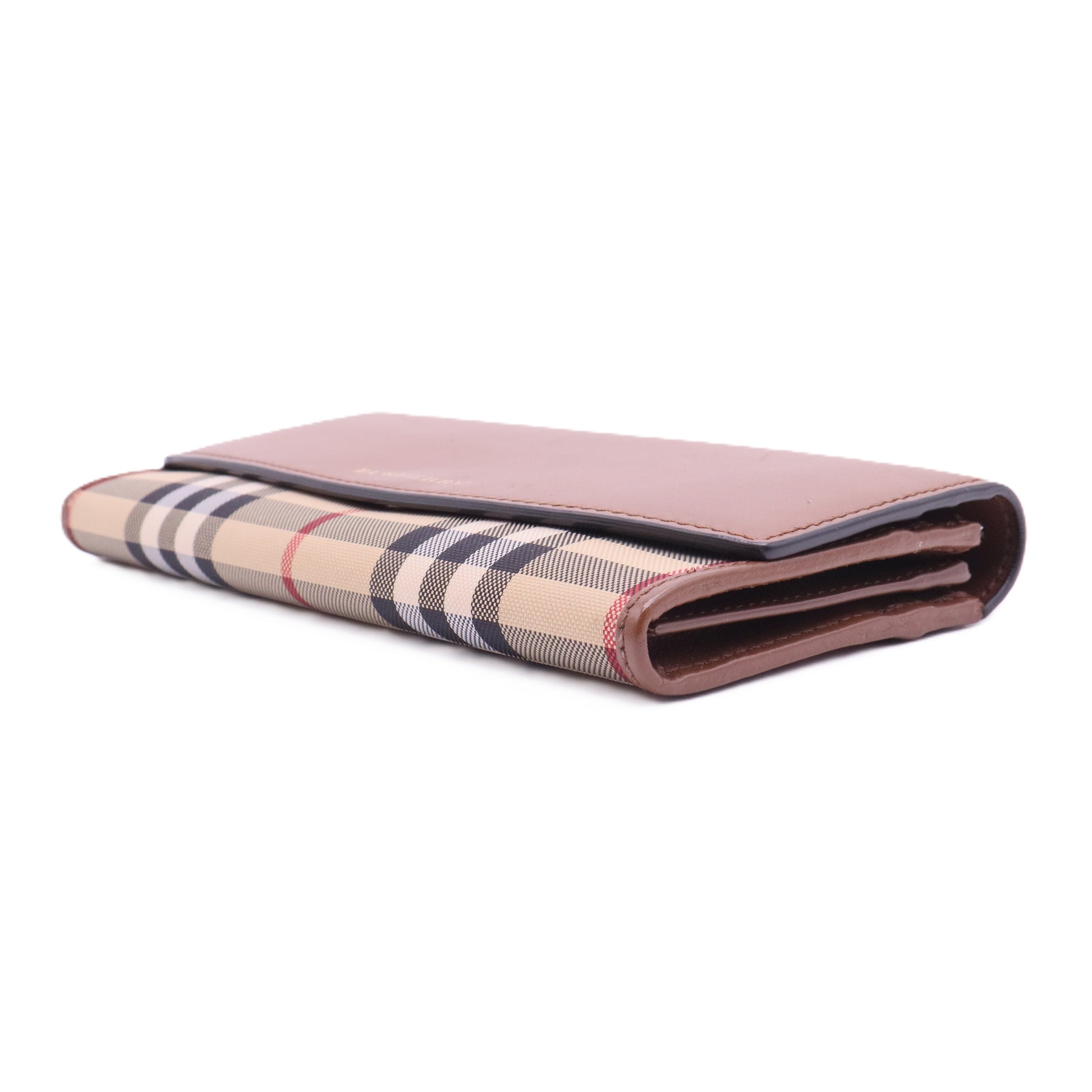 Calfskin Horseferry Check Porter Continental Wallet