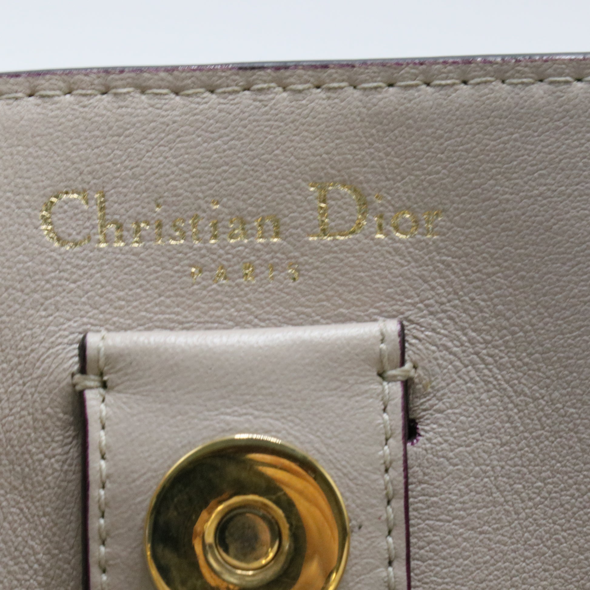 Diorissimo Leather Handbag Pink