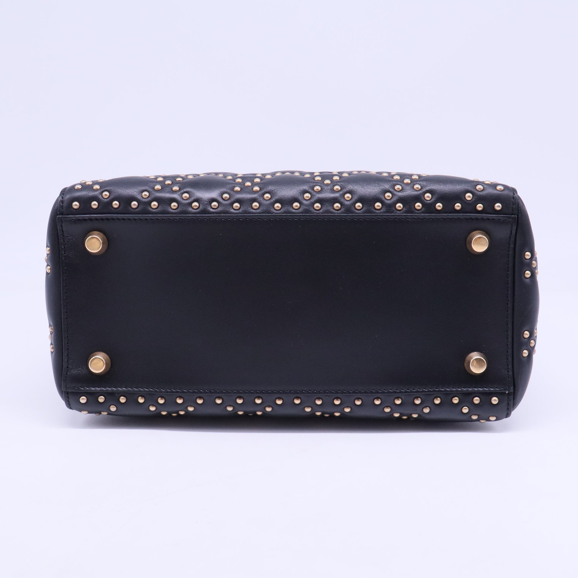 Supple Lady Dior Bag Cannage Studded Lambskin Medium B20319