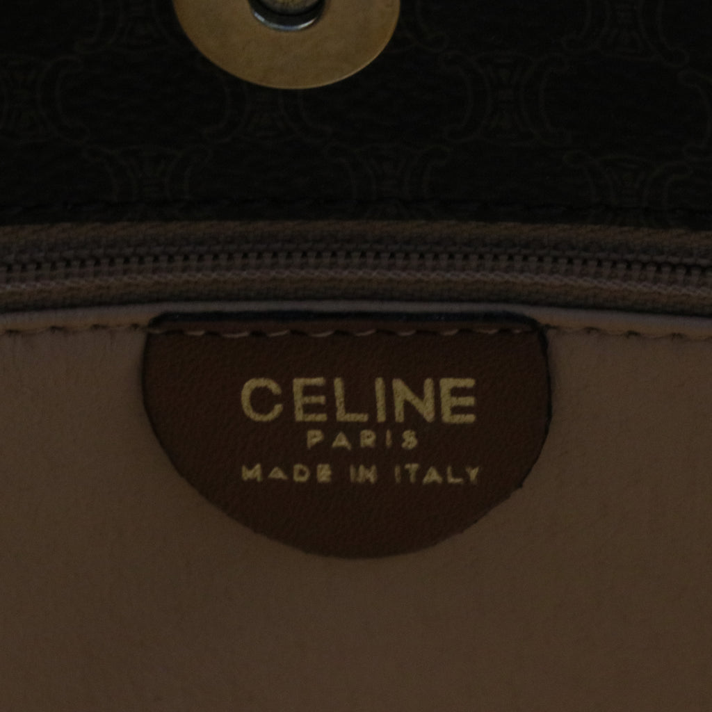 Macadam Canvas Tote Bag PVC Leather Brown