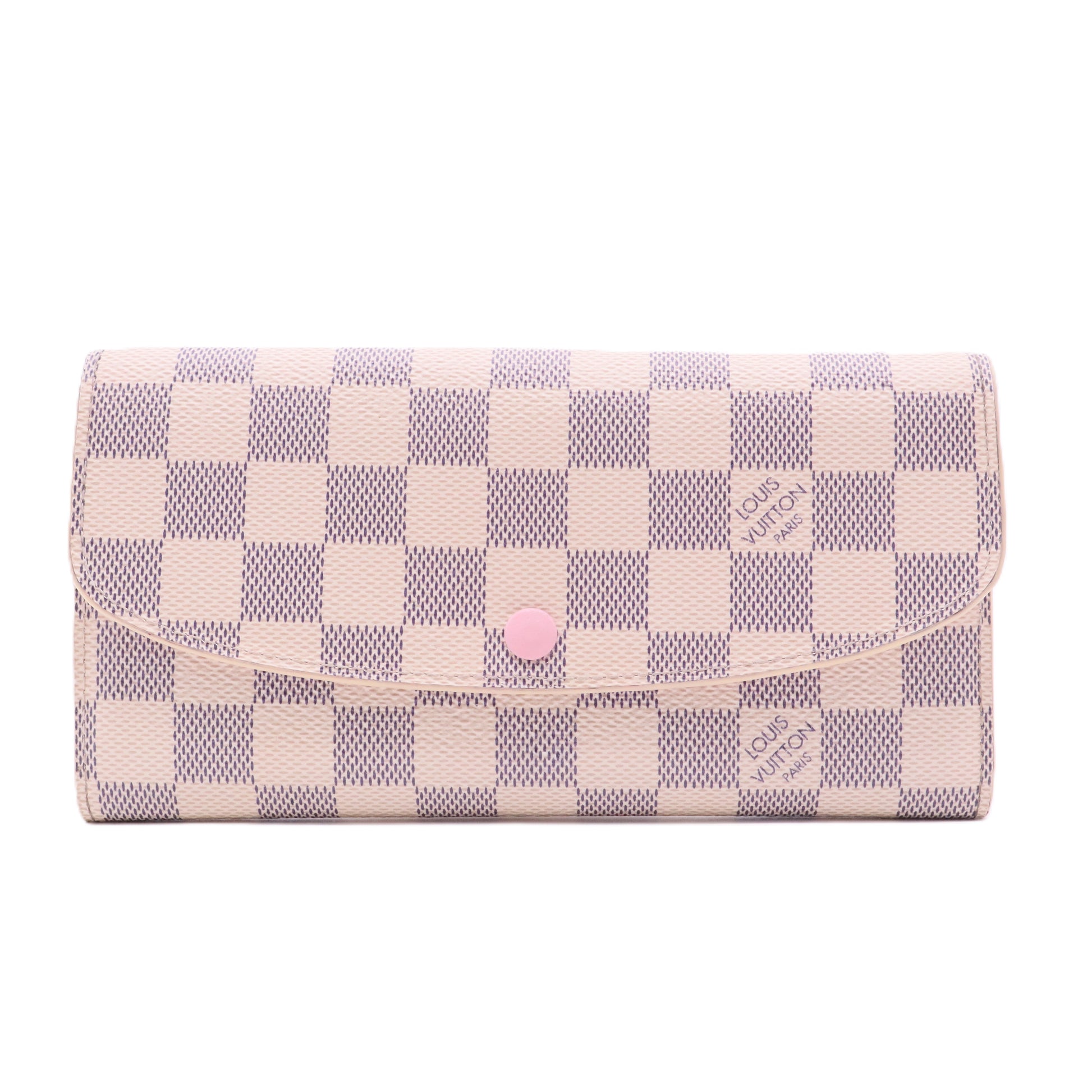 Damier Azur Pattern Coated Canvas Wallet