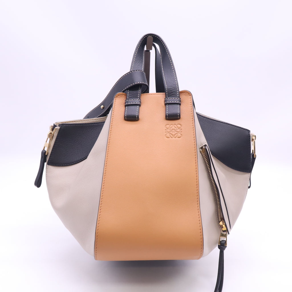 Loewe Tricolor Hammock Bag twins B24387