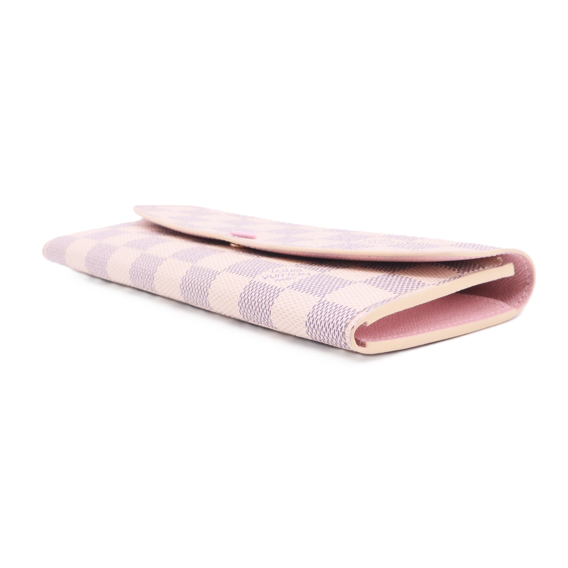 Damier Azur Pattern Coated Canvas Wallet