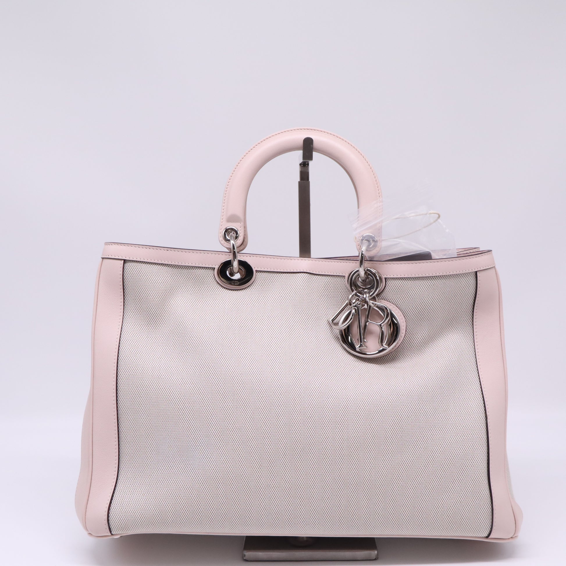 Diorissimo Tote Canvas and Leather Large Twins B22717