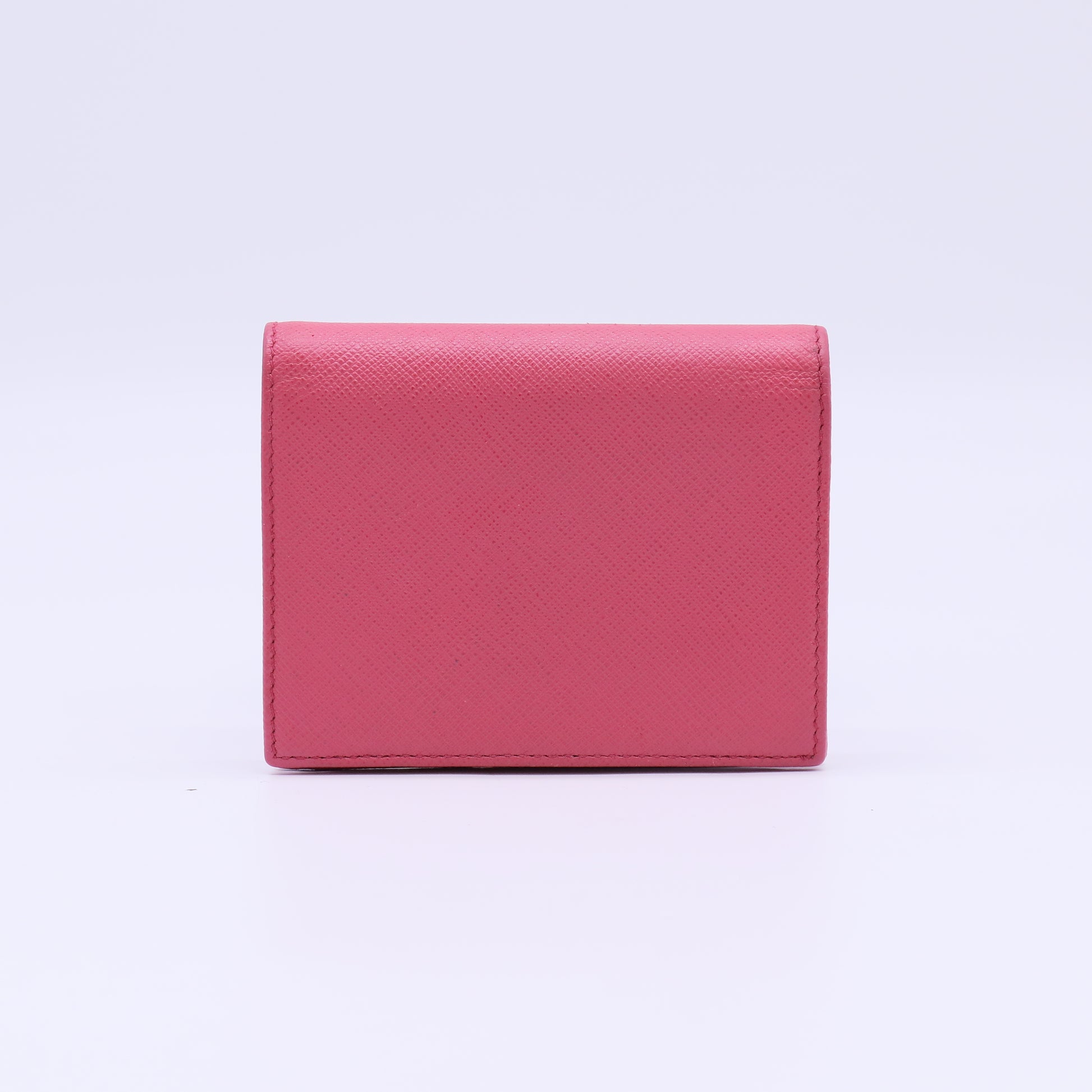Prada Saffiano Metal Small Compact Wallet W22131