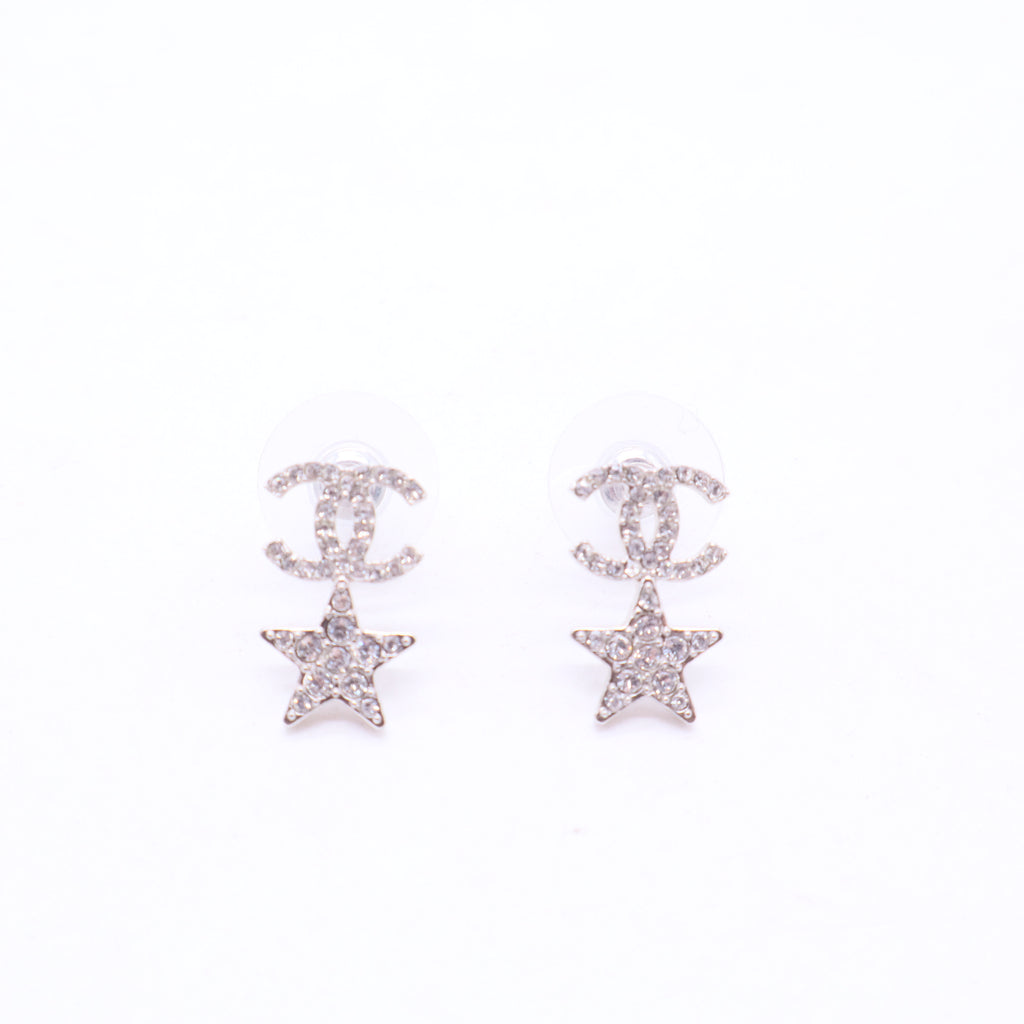 Crystal CC Starfall Drop Earrings W20041