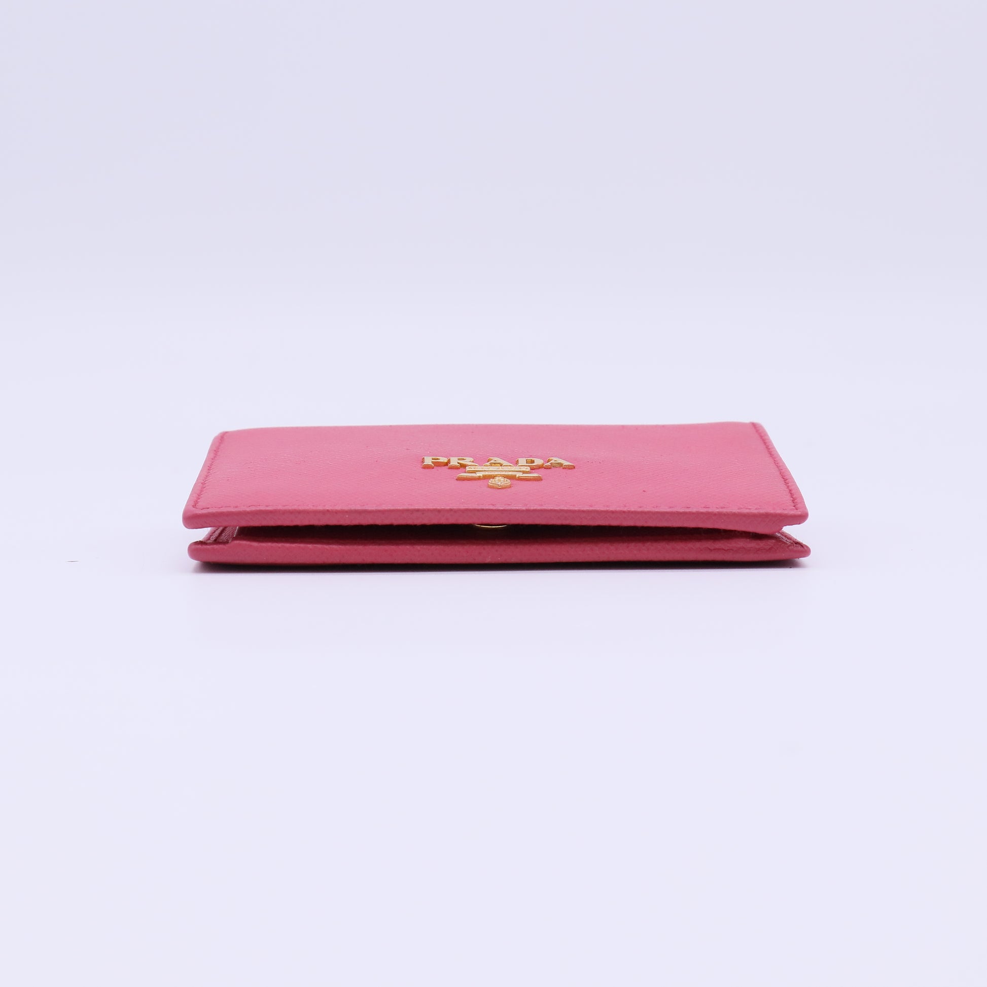 Prada Saffiano Metal Small Compact Wallet W22131
