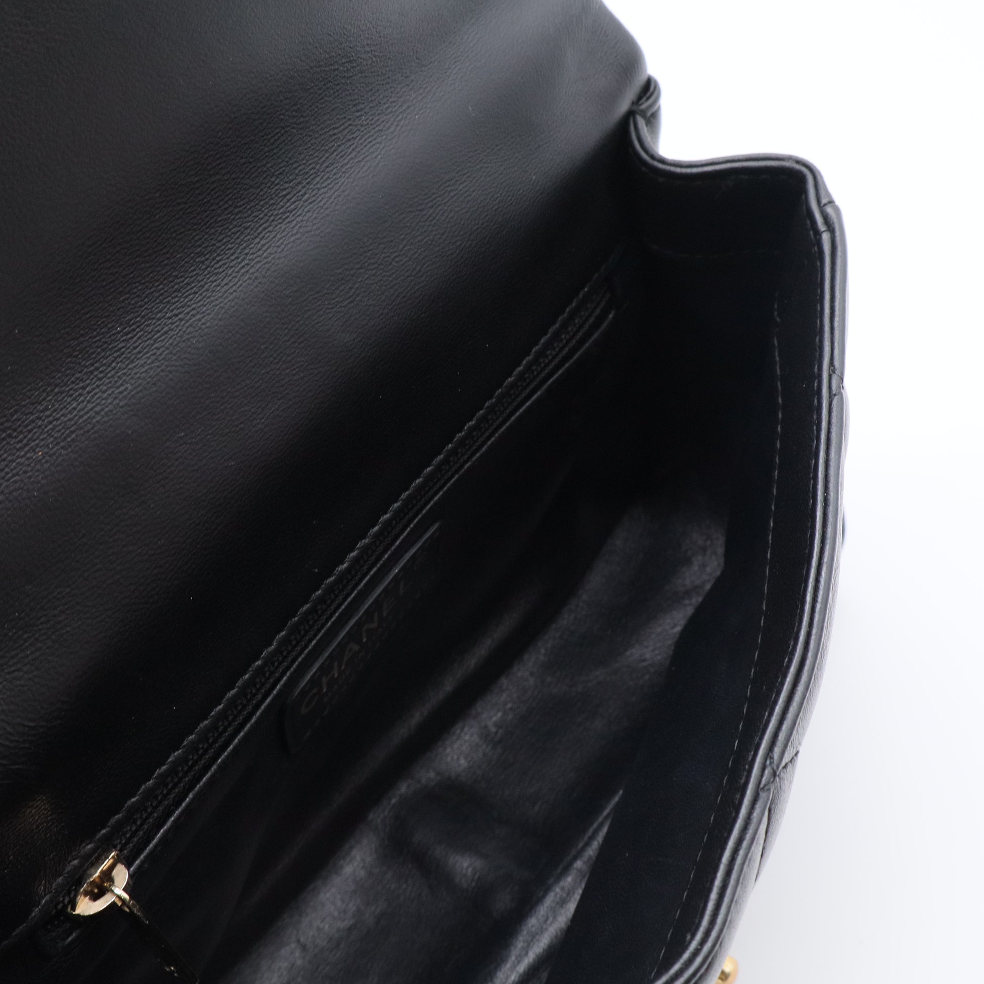 Easy Carry NM Flap Bag Quilted Lambskin Small