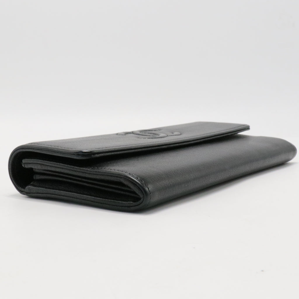 Timeless CC Flap Wallet Caviar Long