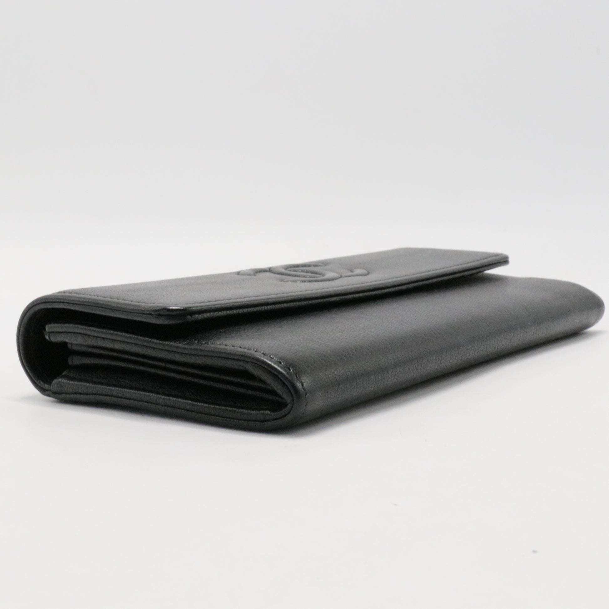 Timeless CC Flap Wallet Caviar Long