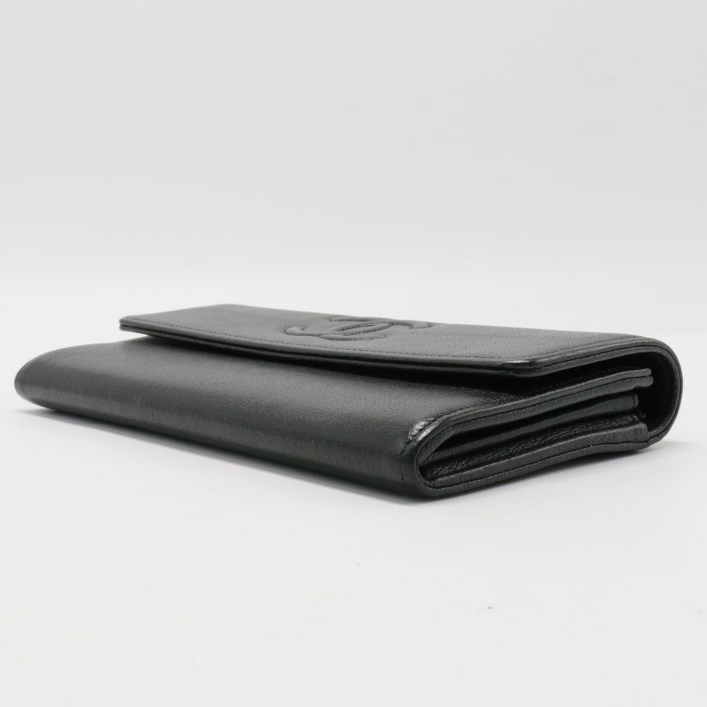 Timeless CC Flap Wallet Caviar Long