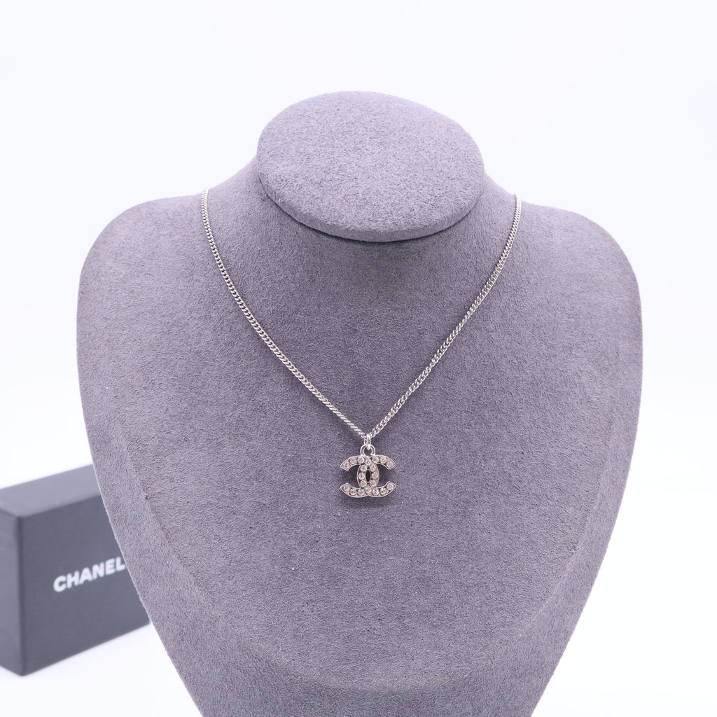 Authentic Silver Logo Necklace -W20032