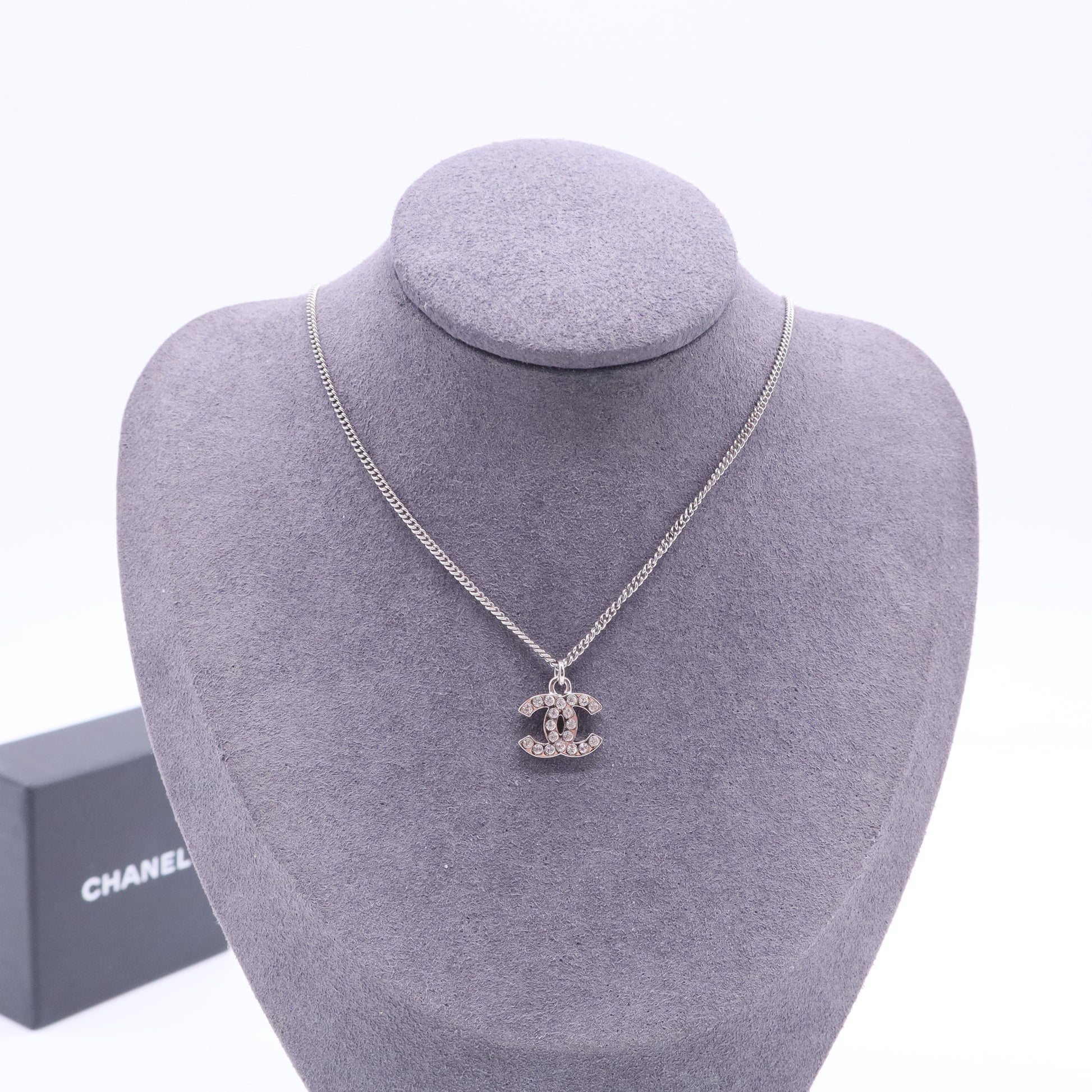 Authentic Silver Logo Necklace -W20032