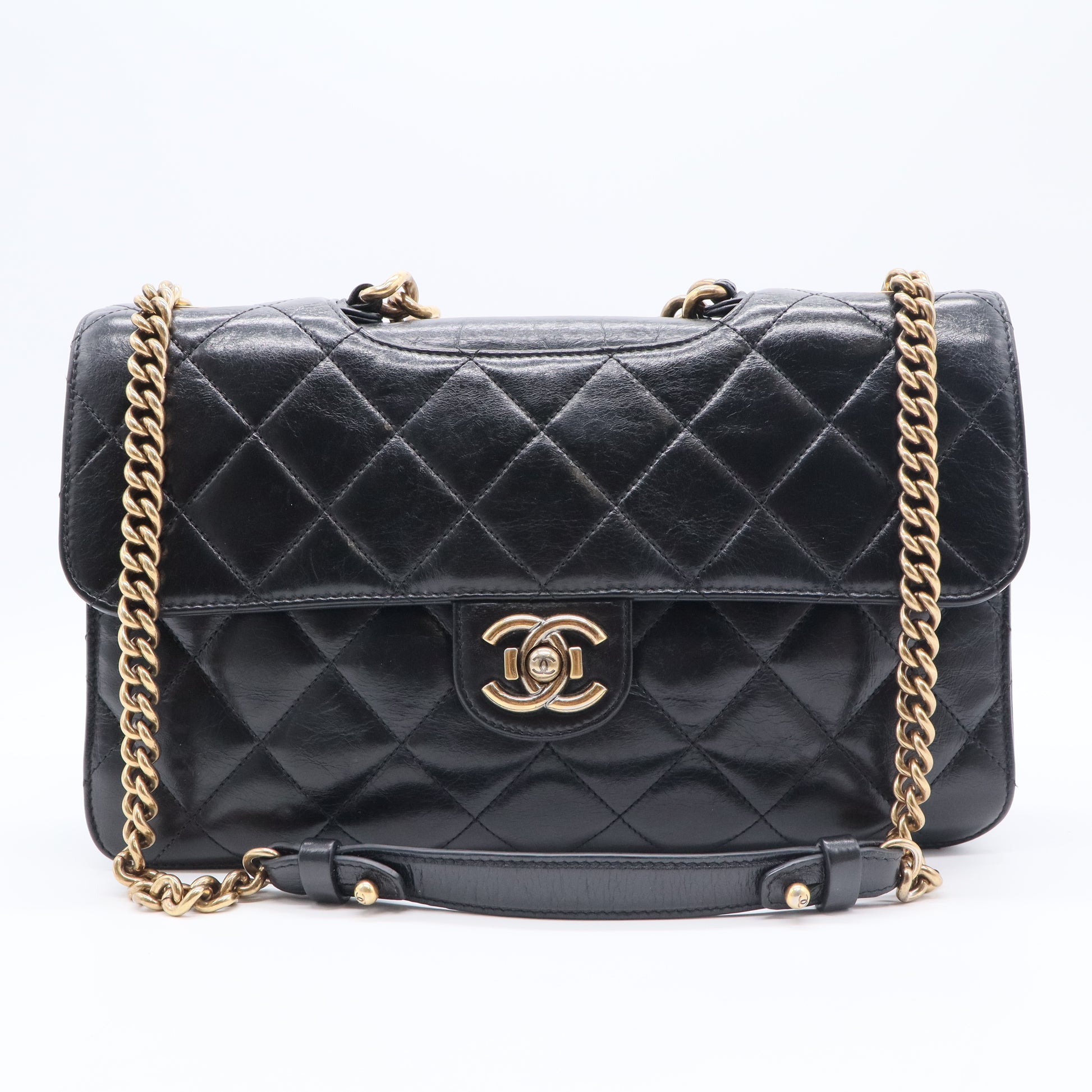 Medium Perfect Edge Flap Bag