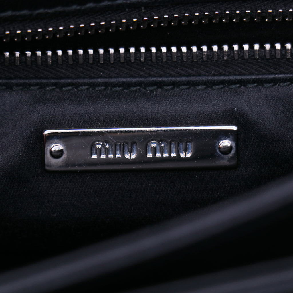 Miu Miu 2010-2025 Goatskin Madras crossbody bag twins LDJ3768