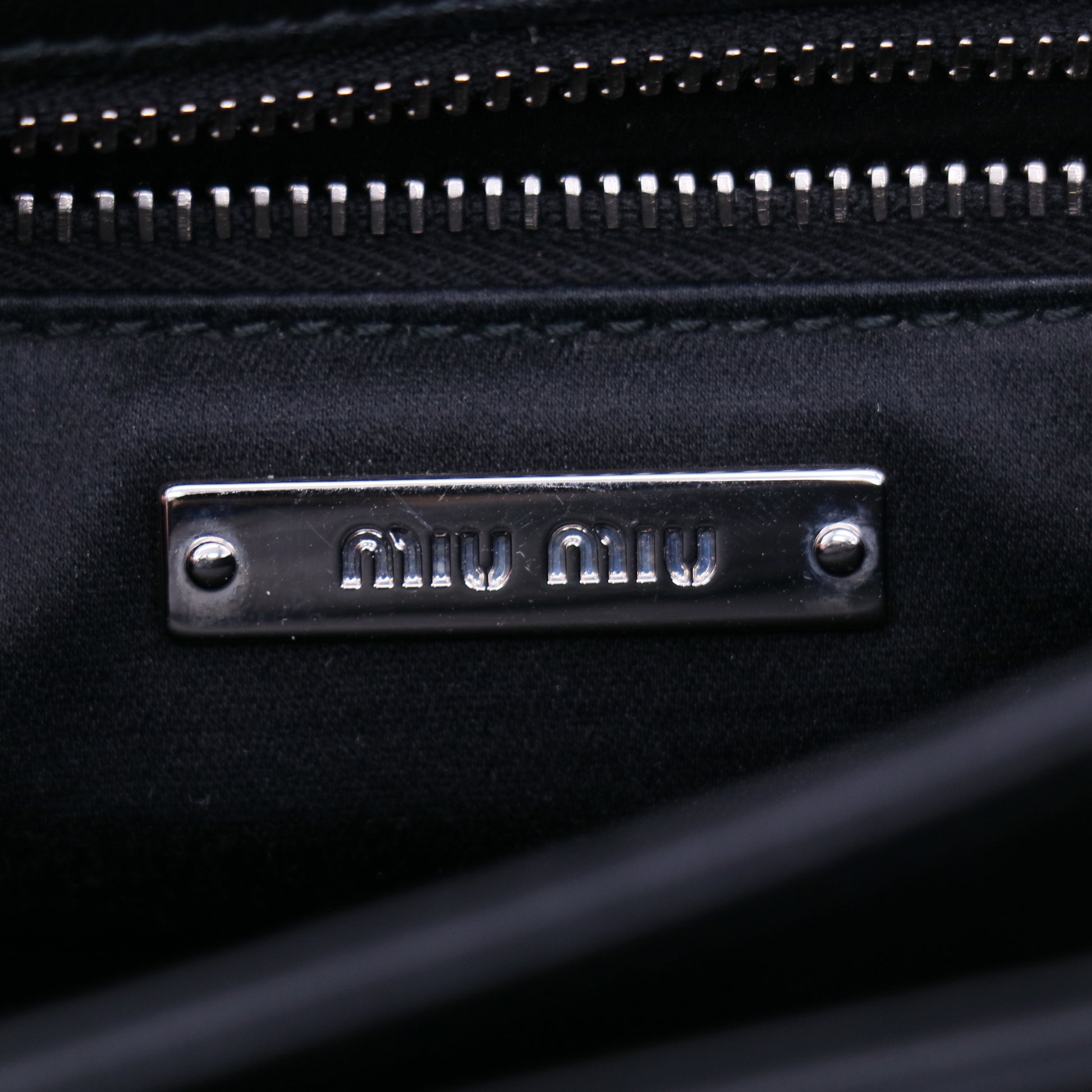 Miu Miu 2010-2025 Goatskin Madras crossbody bag twins LDJ3768