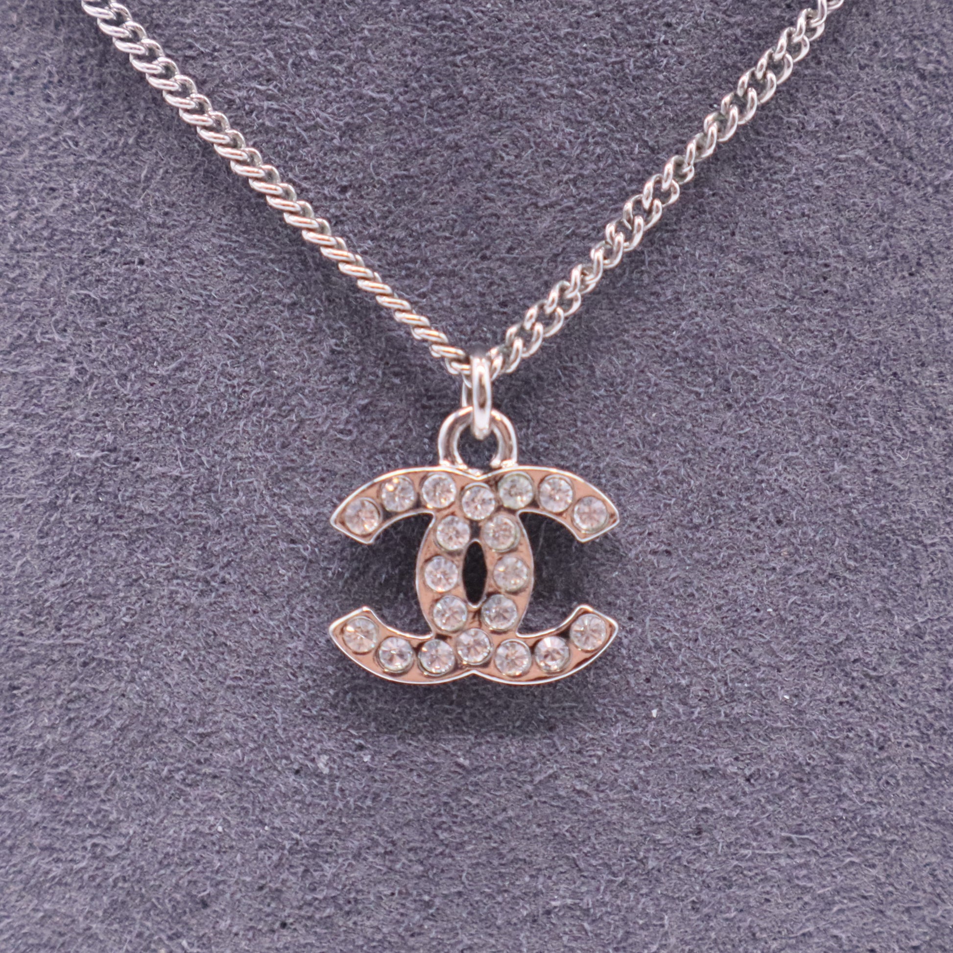 Authentic Silver Logo Necklace -W20032