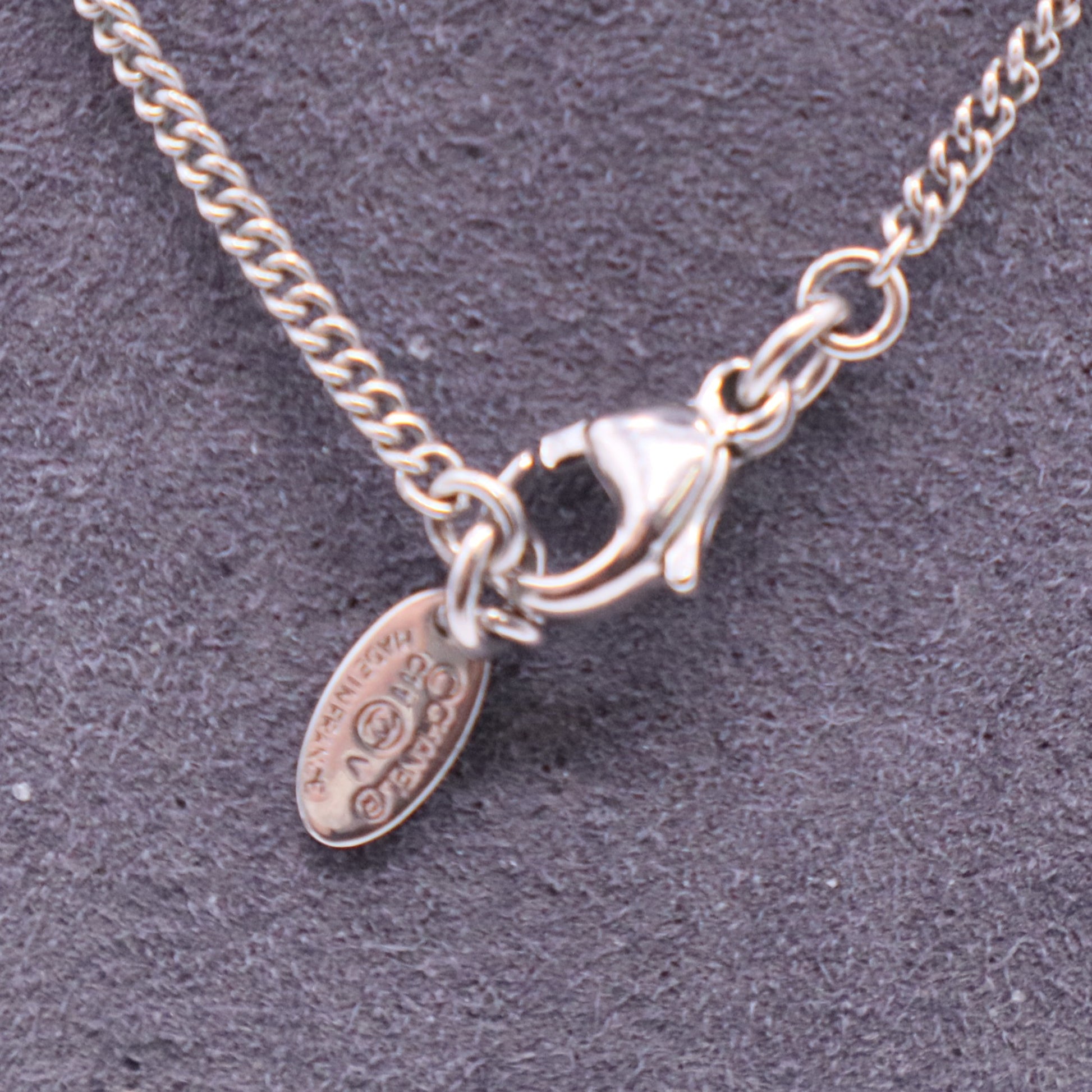 Authentic Silver Logo Necklace -W20032