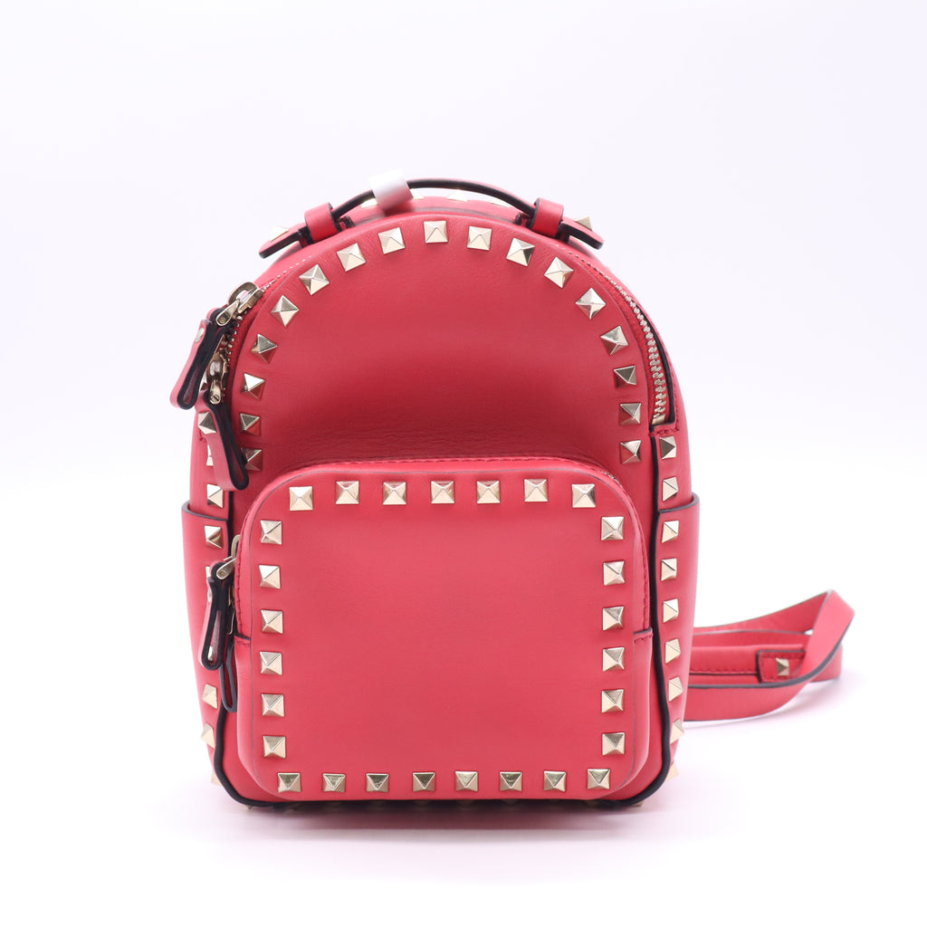 Valentino Garavani Rockstud Smooth Leather Mini Backpack B23428