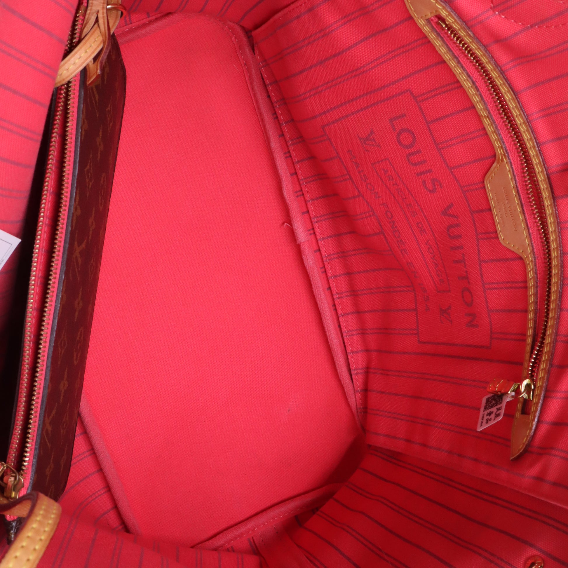 Louis Vuitton Monogram V Neverfull MM Grenade Twins B22534