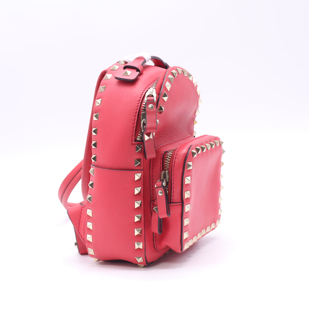Valentino Garavani Rockstud Smooth Leather Mini Backpack B23428