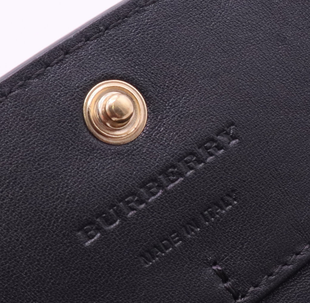 Porter Continental Wallet Leather and Horseferry Check Canvas Long