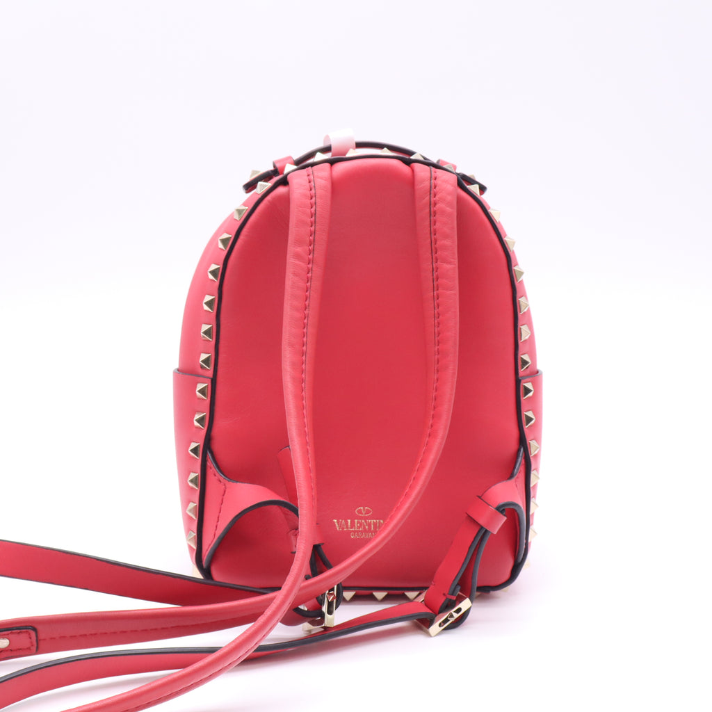 Valentino Garavani Rockstud Smooth Leather Mini Backpack B23428