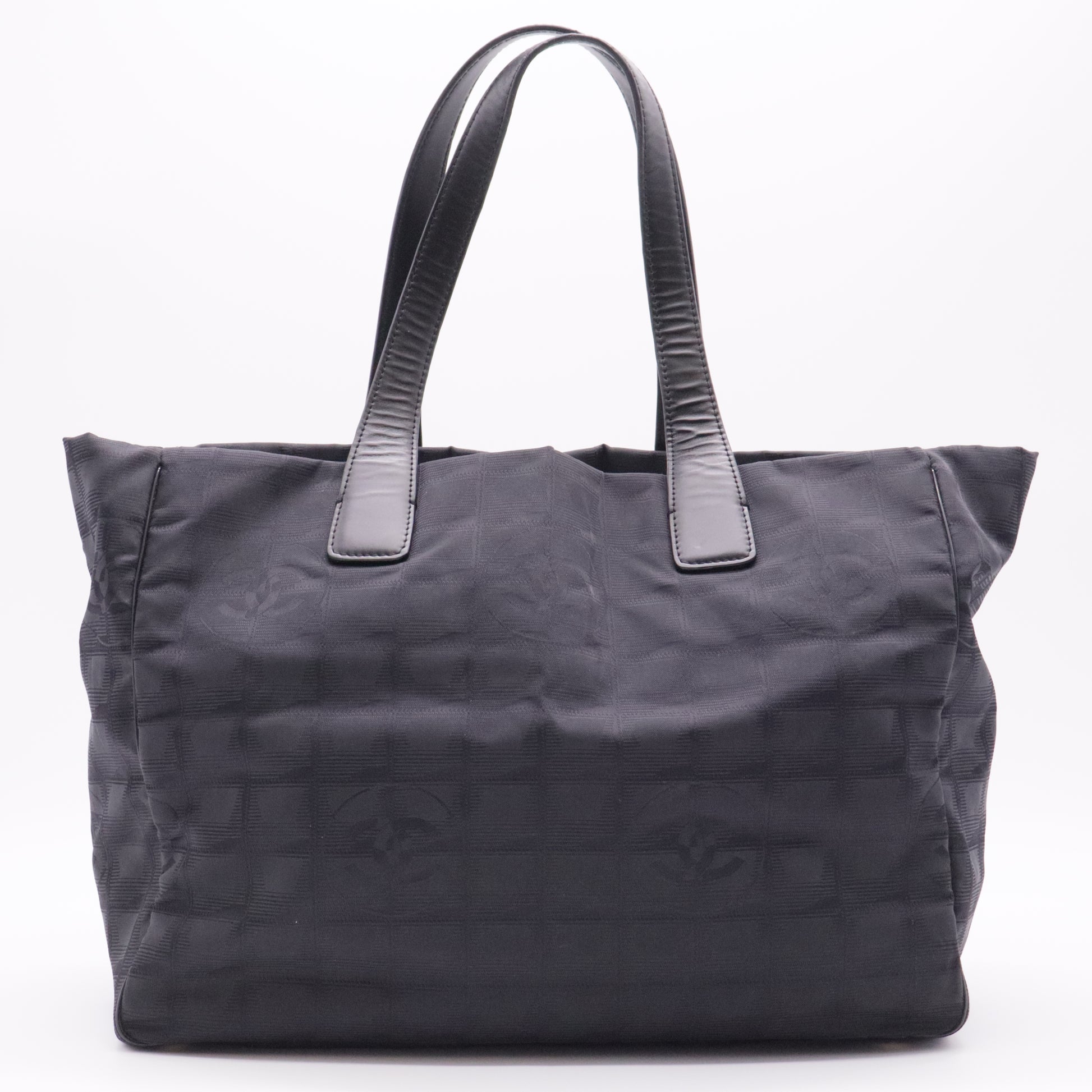 Black Polyester New Travel Line Tote