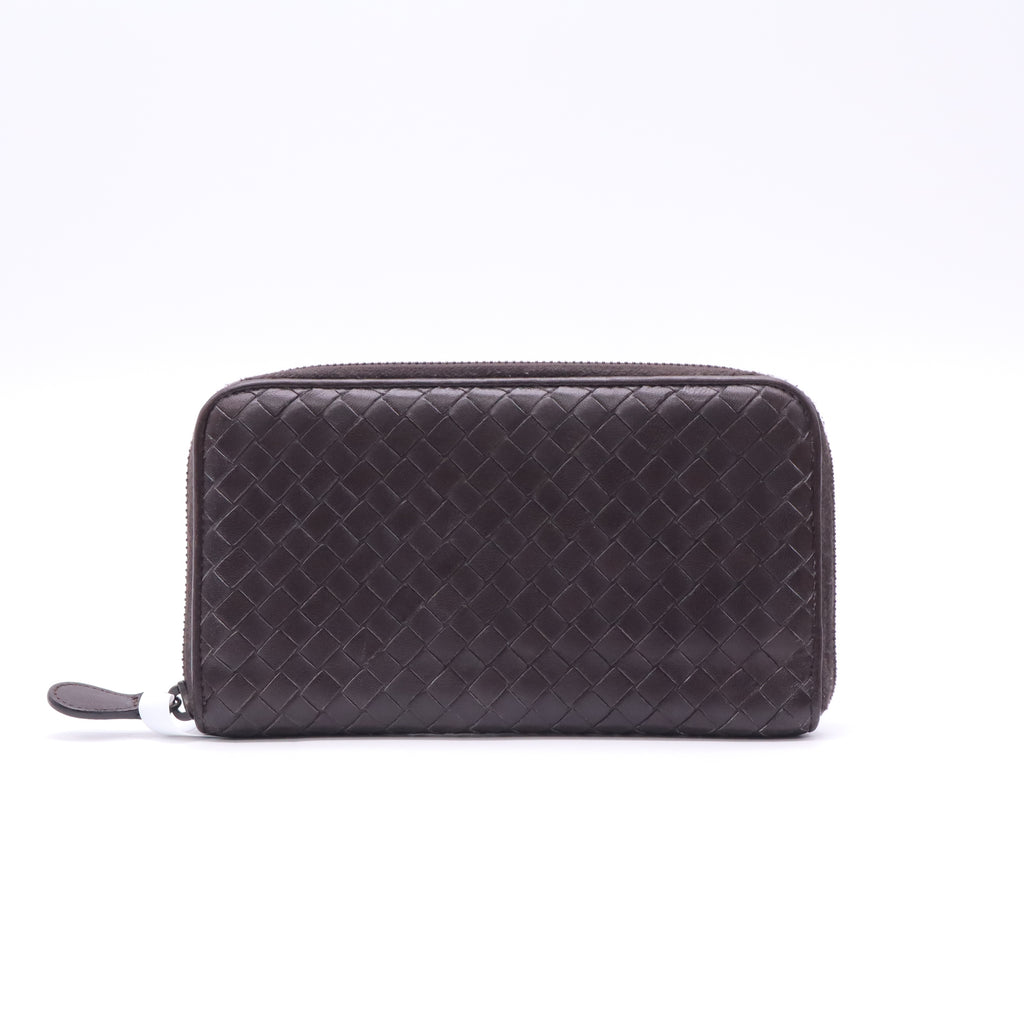 Bottega Veneta Intrecciato Zip-Around Long Wallet W22859