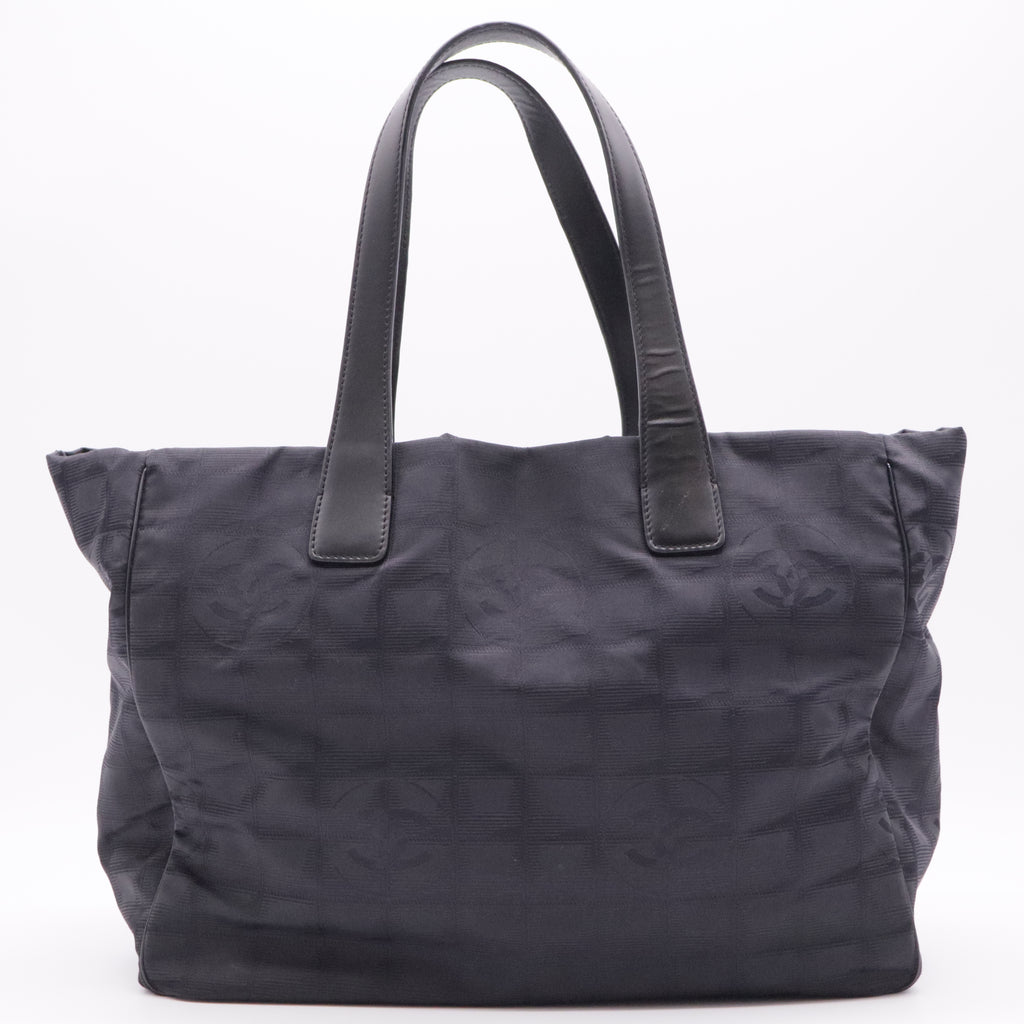 Black Polyester New Travel Line Tote