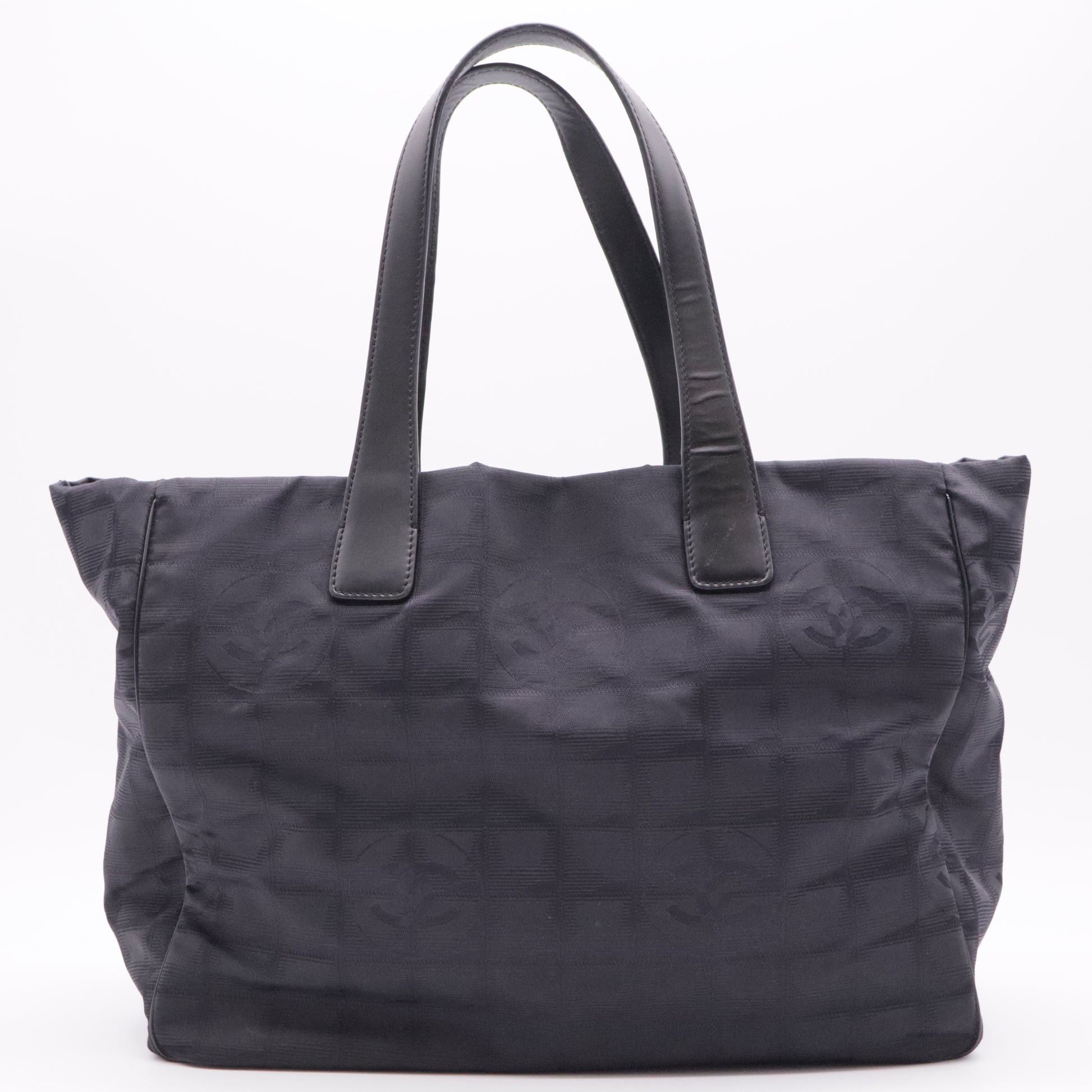 Black Polyester New Travel Line Tote