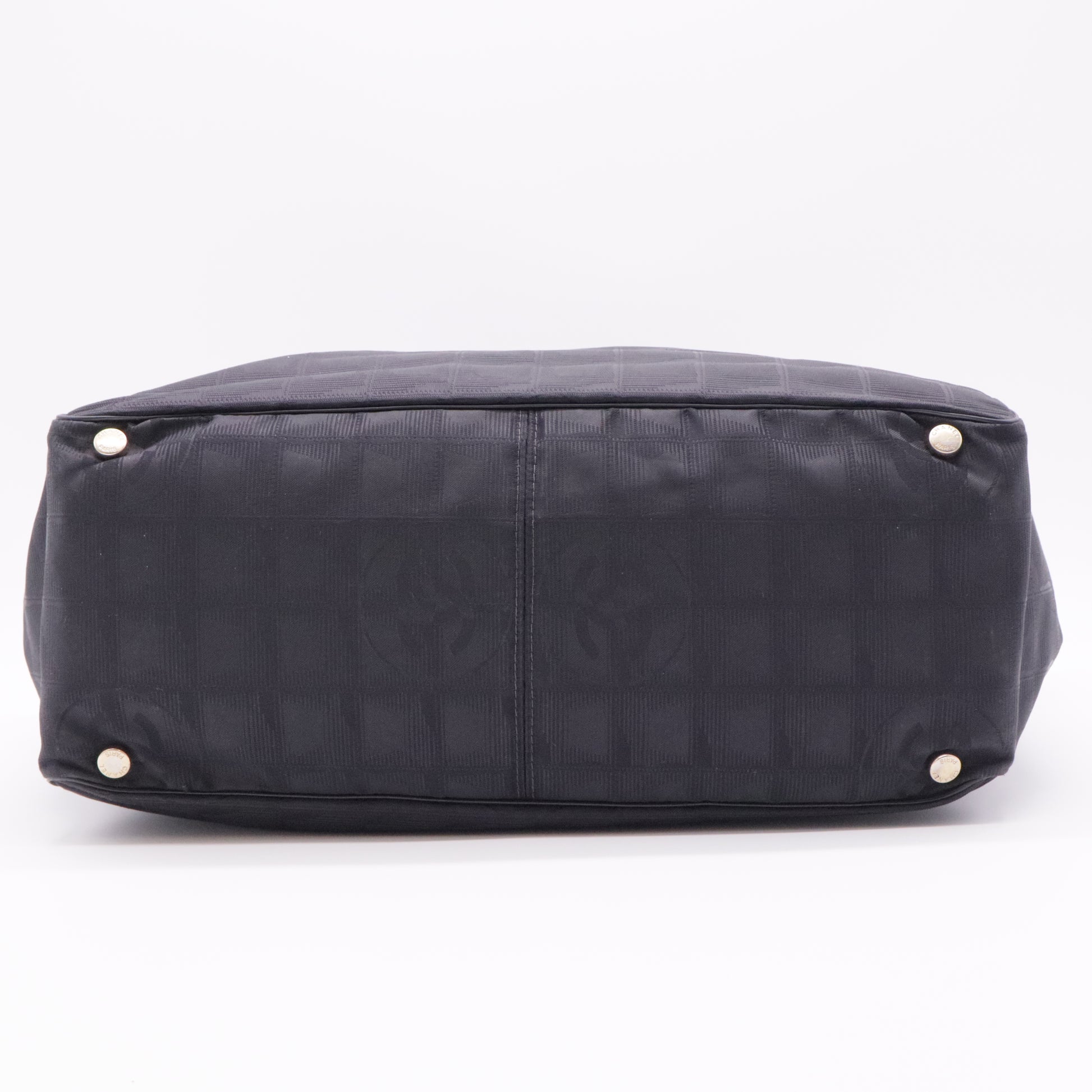 Black Polyester New Travel Line Tote