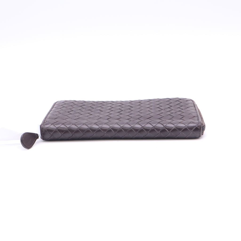 Bottega Veneta Intrecciato Zip-Around Long Wallet W22859