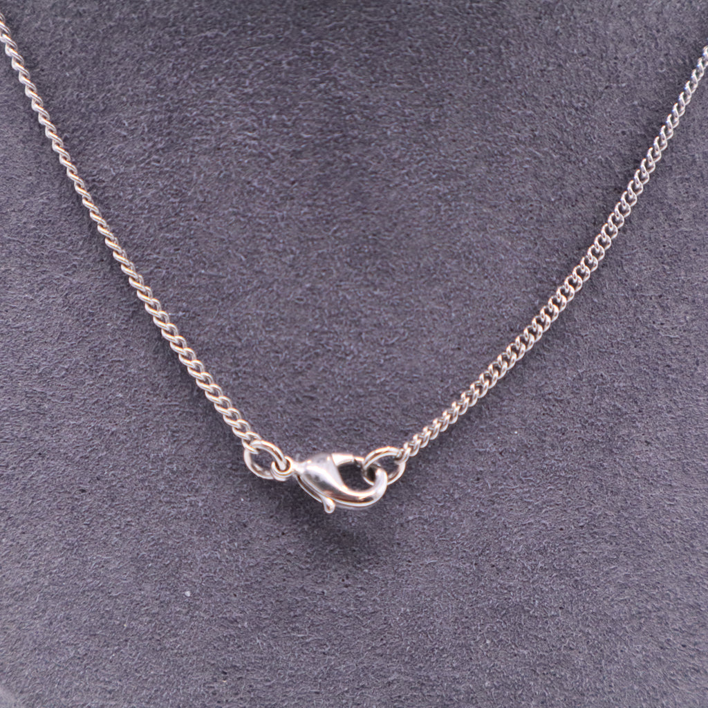 CC Double Peace Emoji Pendant Necklace Metal with Crystals-W20031