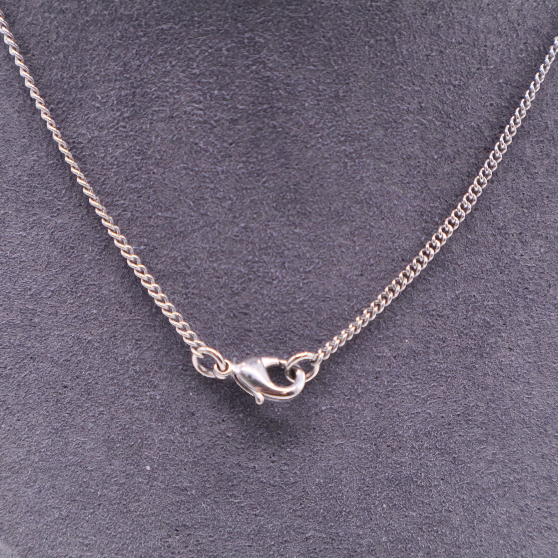 CC Double Peace Emoji Pendant Necklace Metal with Crystals-W20031
