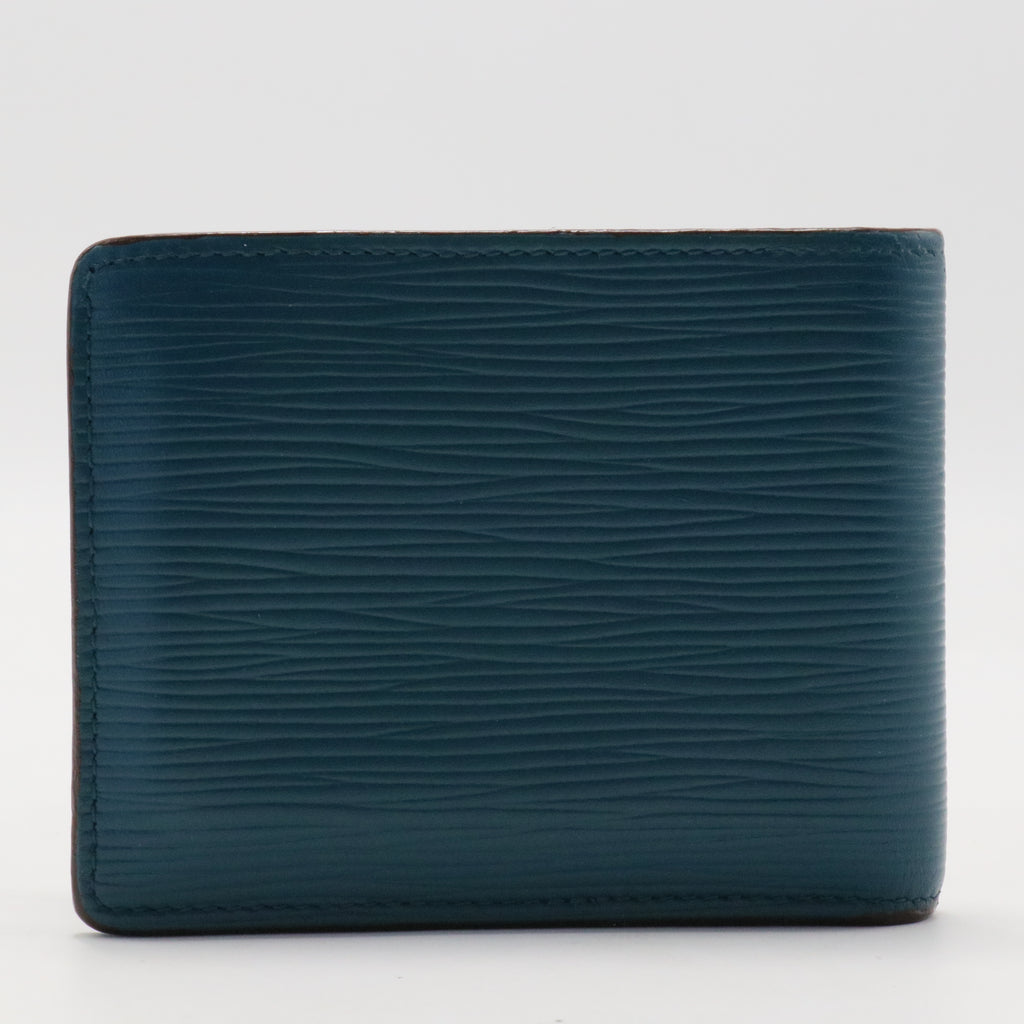 Epi Multiple Wallet Blue Celeste