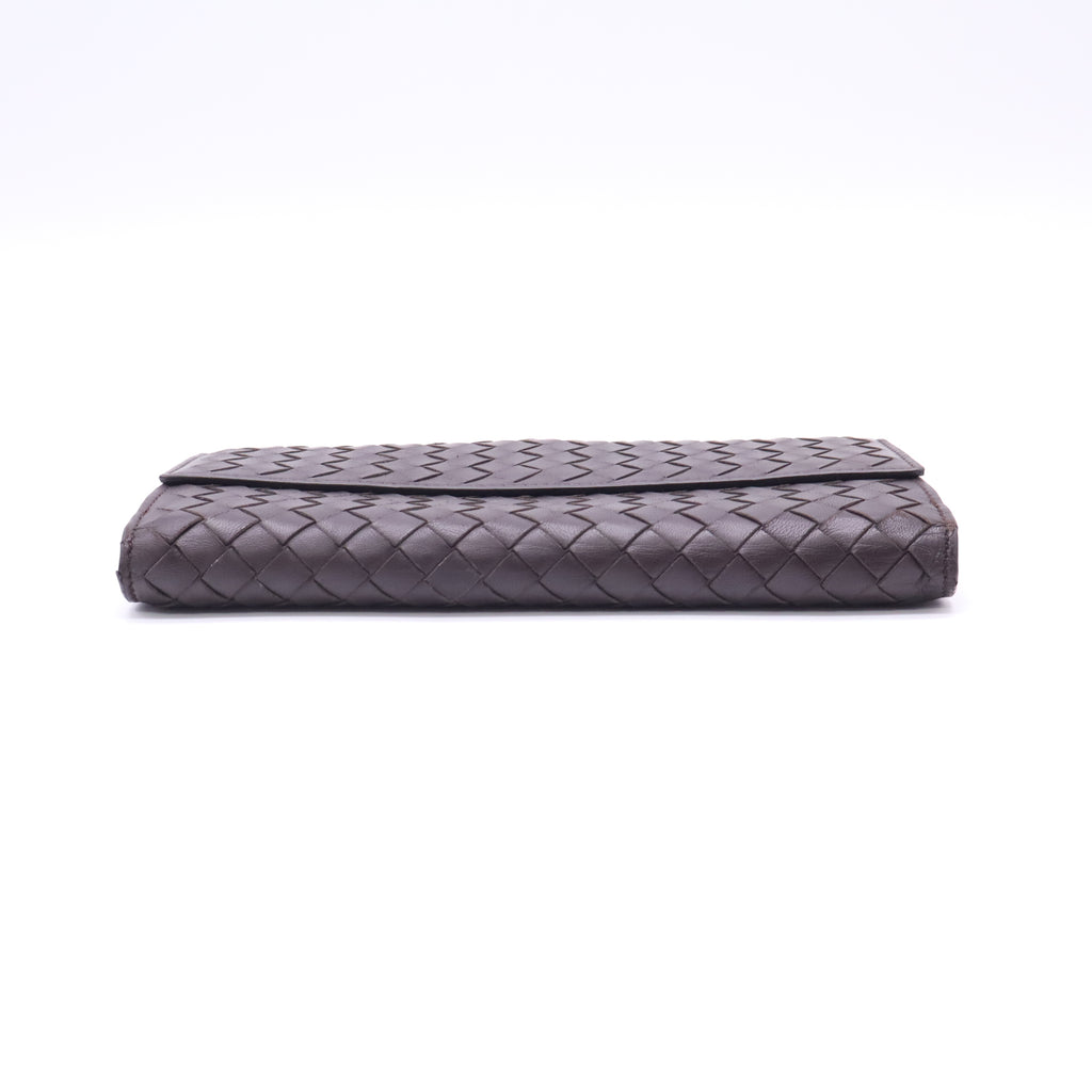 Bottega Veneta Intrecciato Nappa Leather Continental Flap Wallet W22833