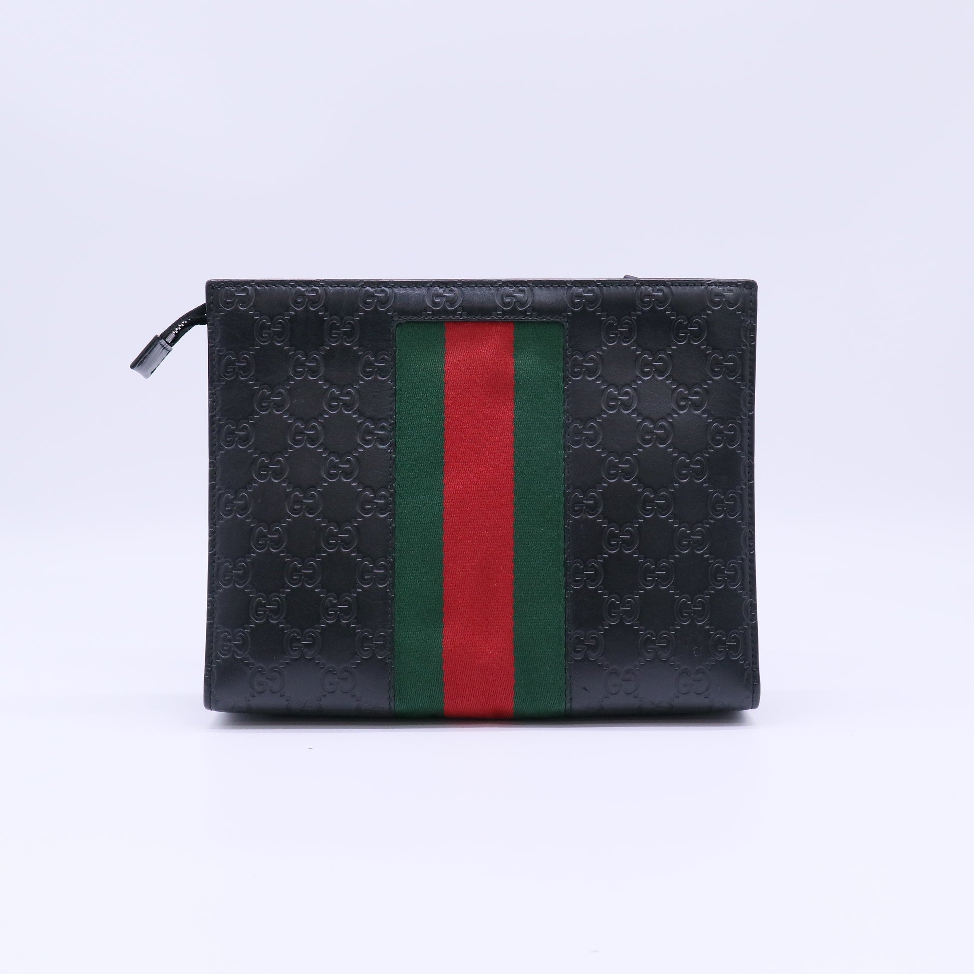 Guccissima Signature Web New Web Cosmetic Case Black W21868