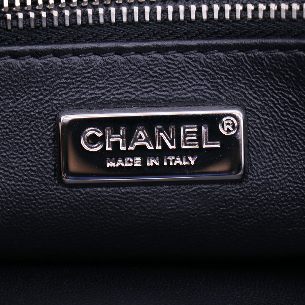 Chanel 24S Black/White Sequins CC Single Flap Bag Spring-Summer 2024 Collection twins LDJ3774