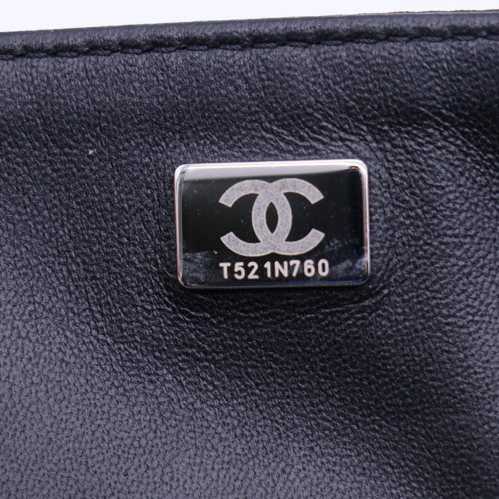 Chanel 24S Black/White Sequins CC Single Flap Bag Spring-Summer 2024 Collection twins LDJ3774