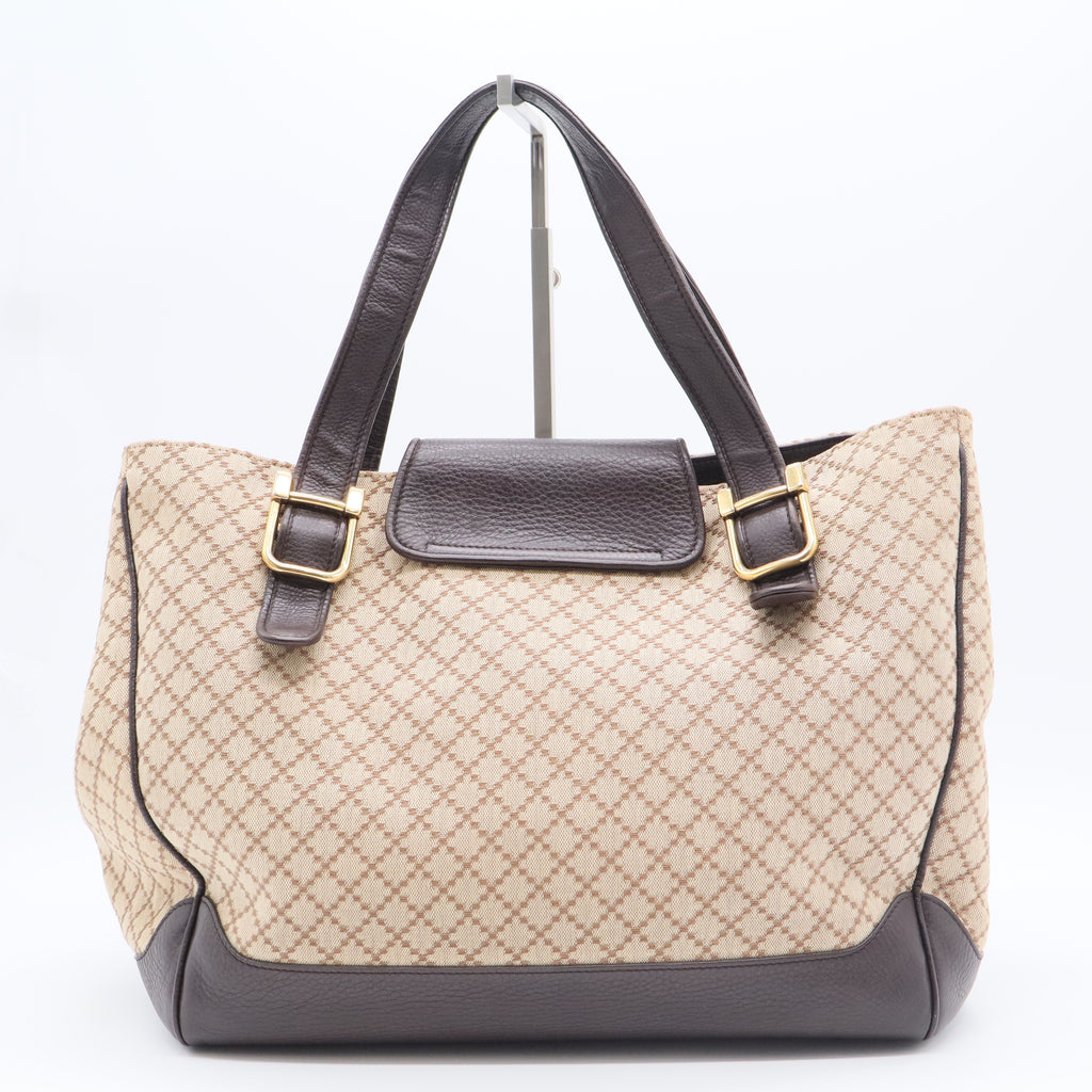 1973 Tote Diamante Canvas and Leather Medium