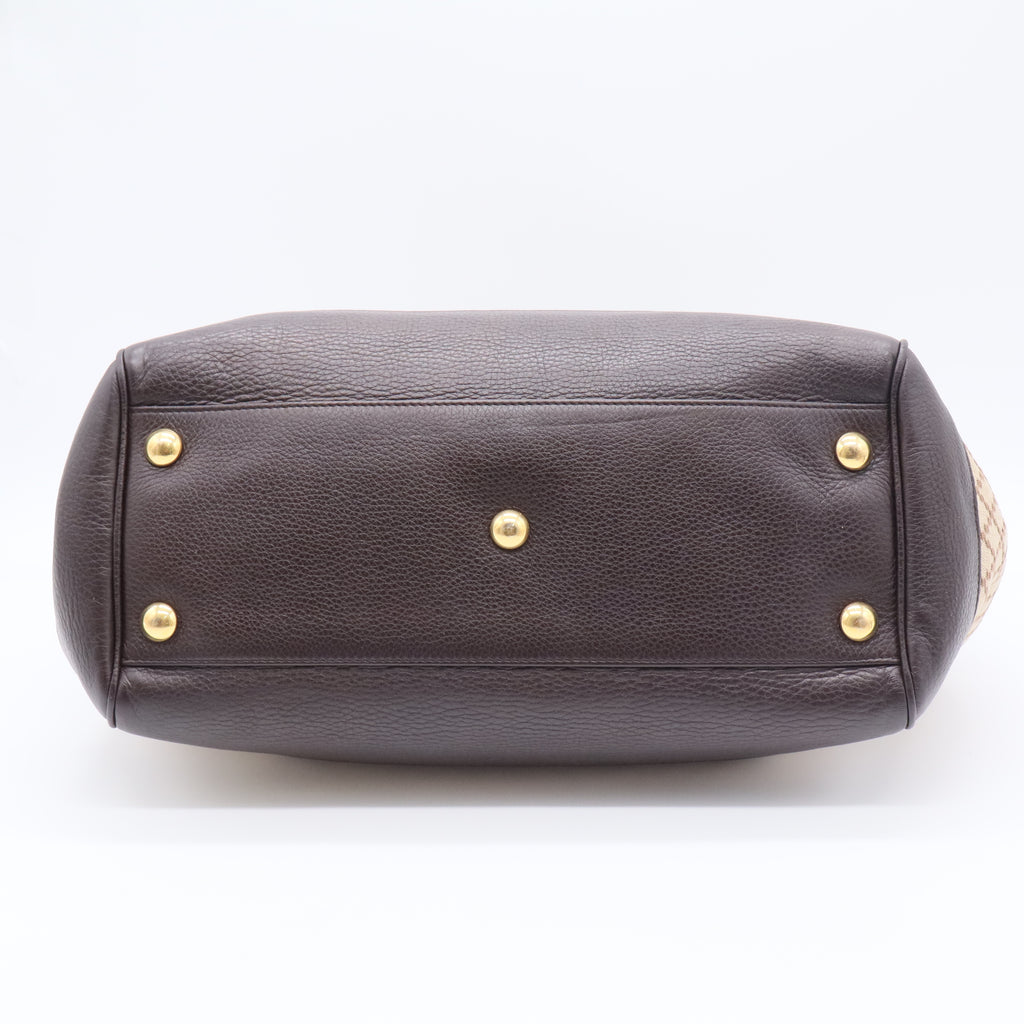 1973 Tote Diamante Canvas and Leather Medium