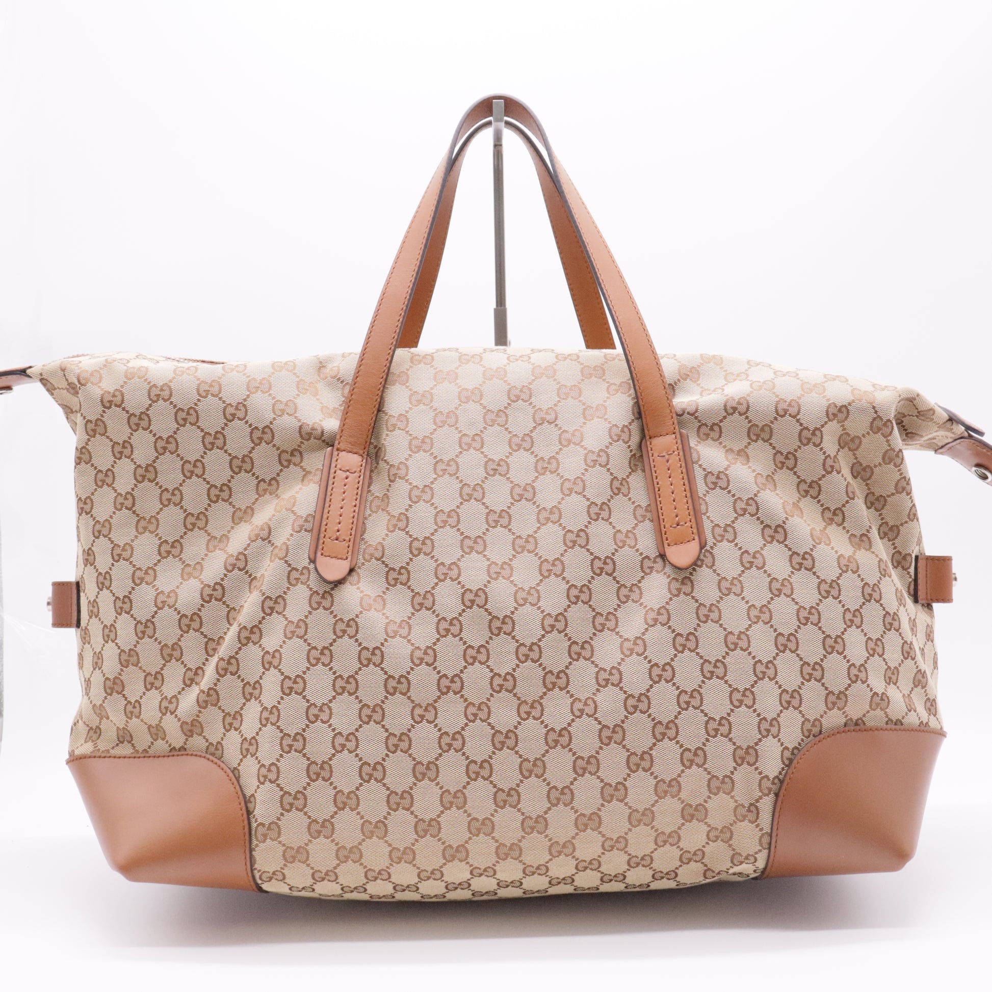 GG Canvas Web Tote Large