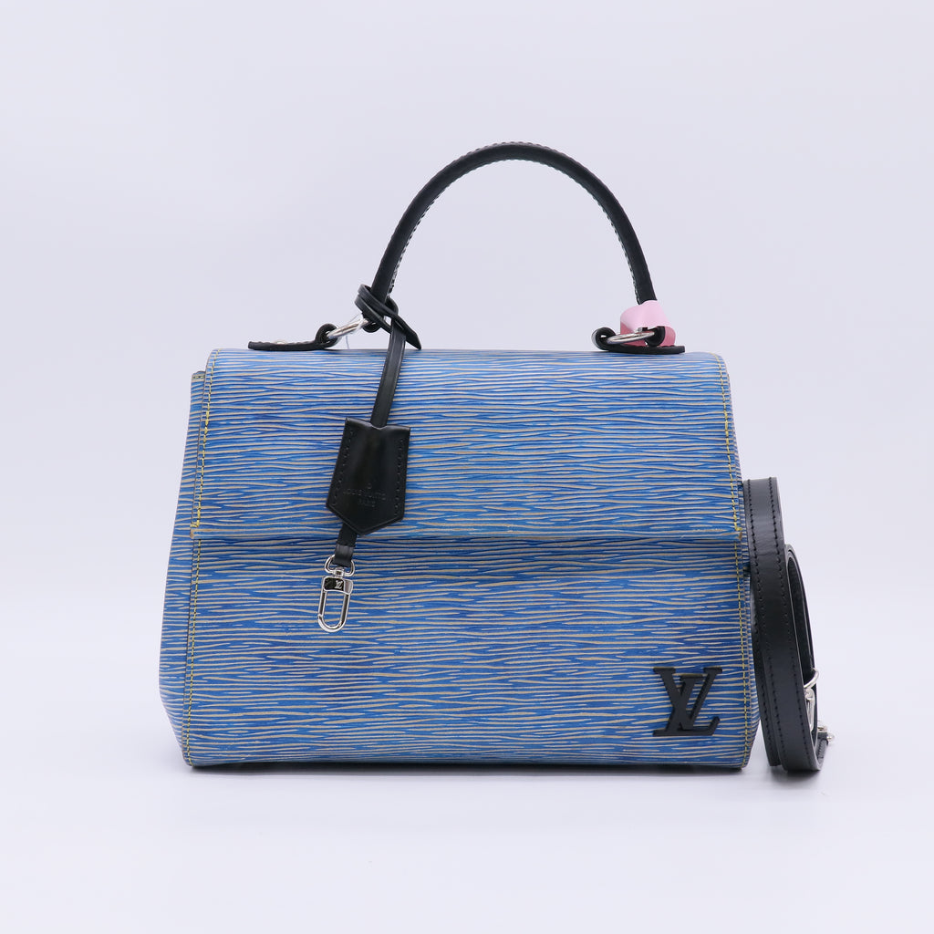 Louis Vuitton Blue Epi Cluny BB Twins LDZ612