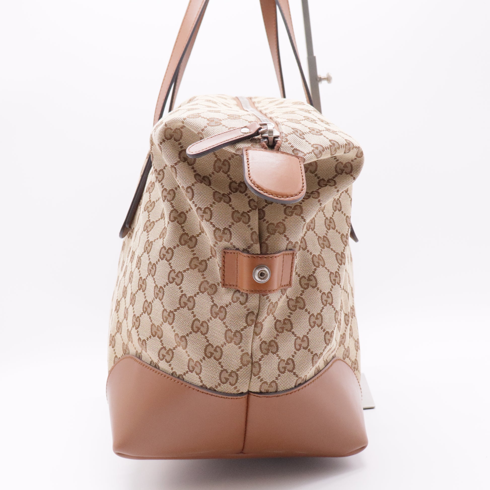 GG Canvas Web Tote Large