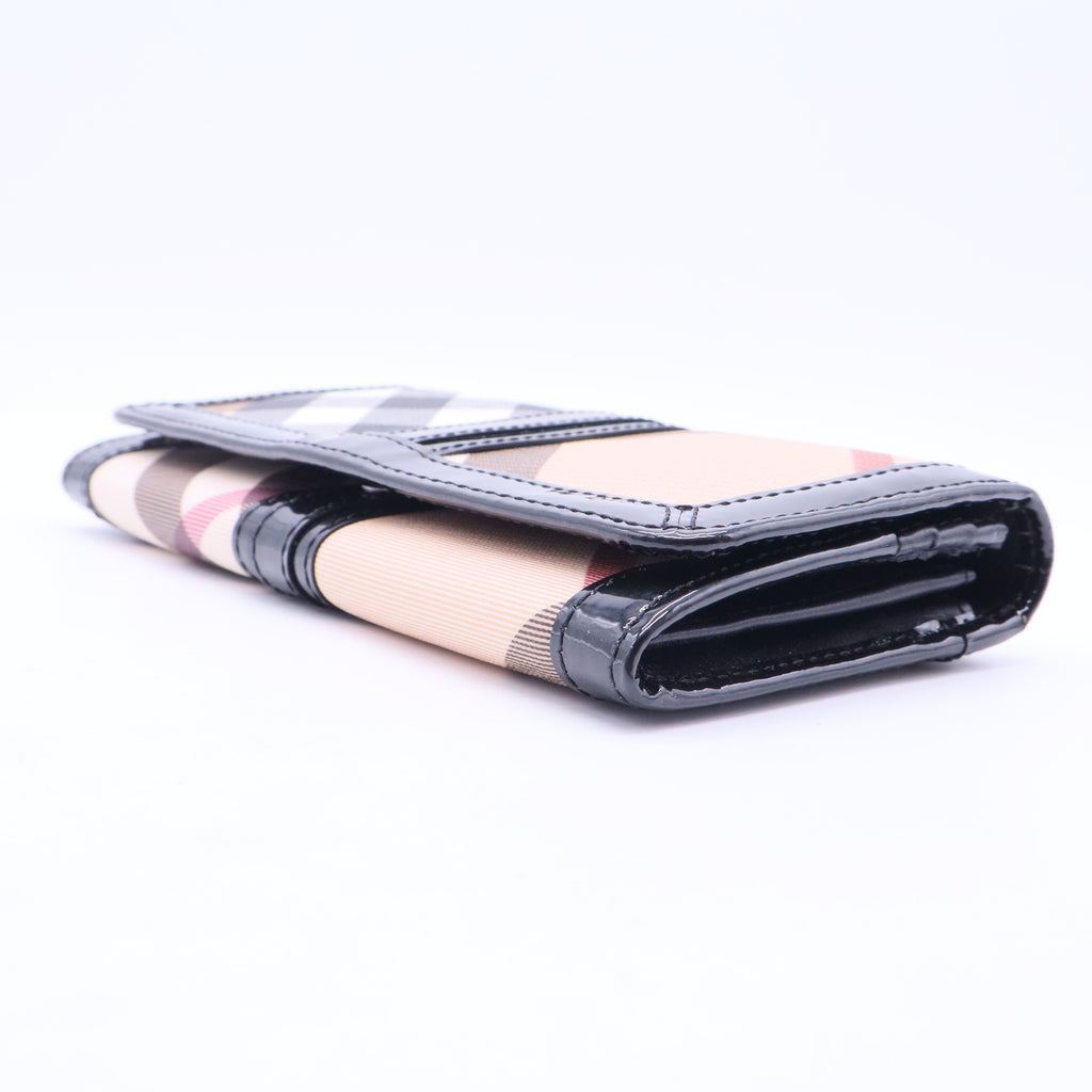 Nova Check Penrose Continental Wallet Black